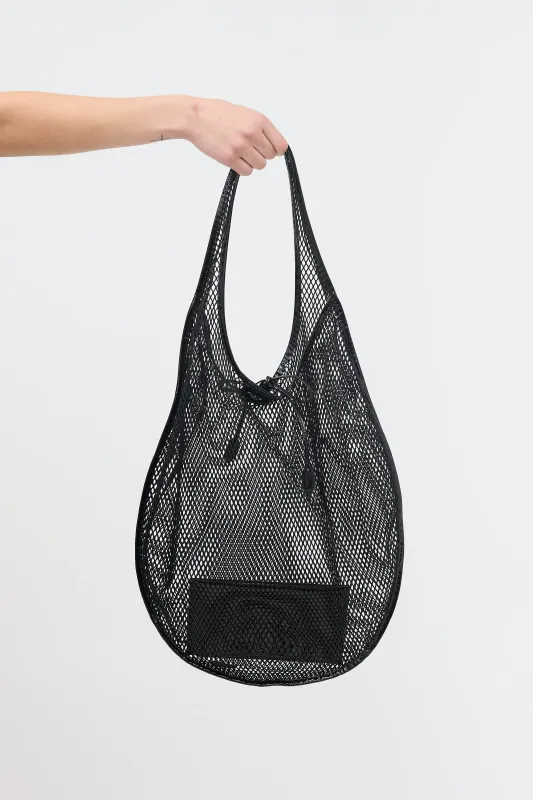 Mesh One Piece Tote Bag made by Alaia