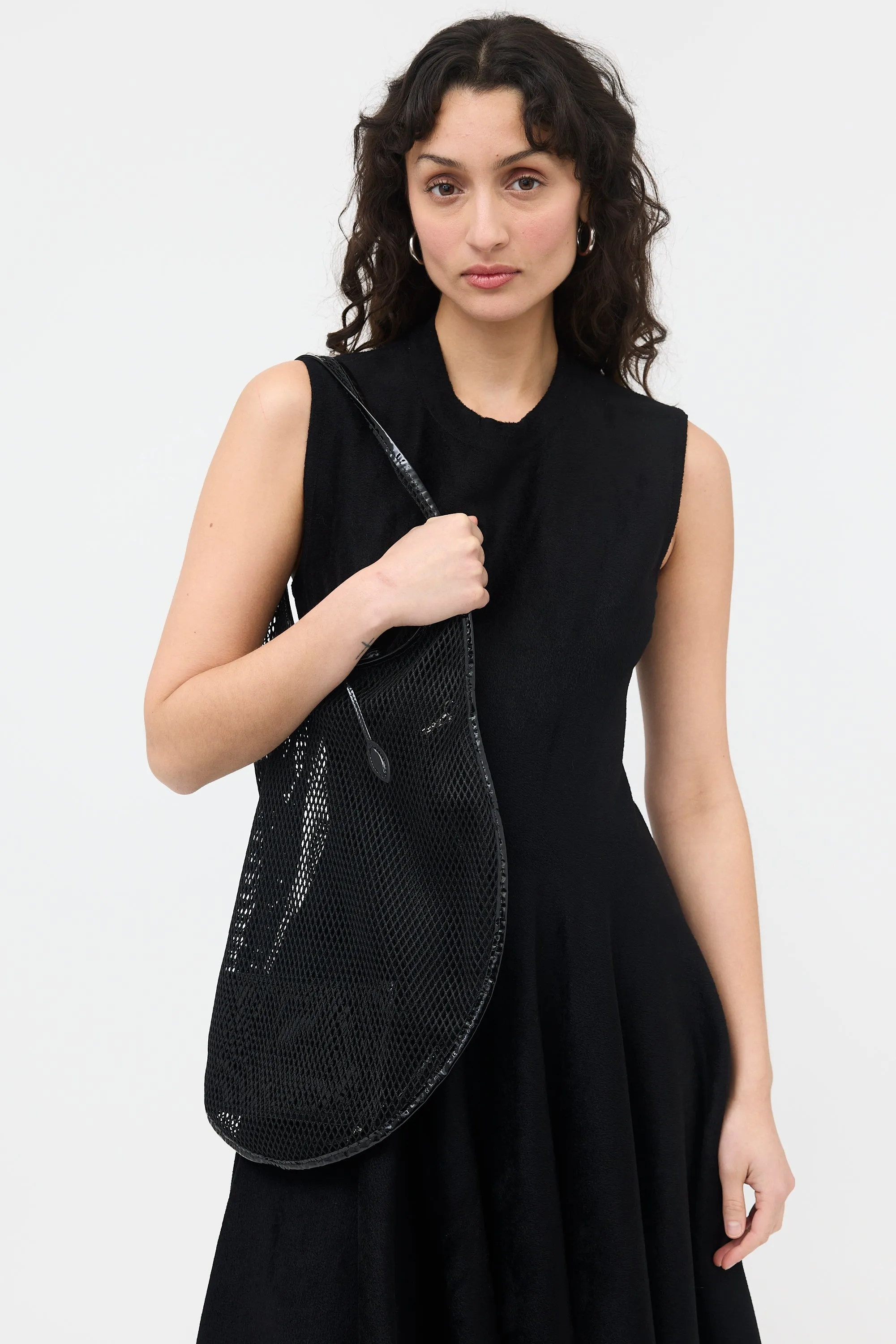 Mesh One Piece Tote Bag sold by VSP Consignment product image thumbnail 2