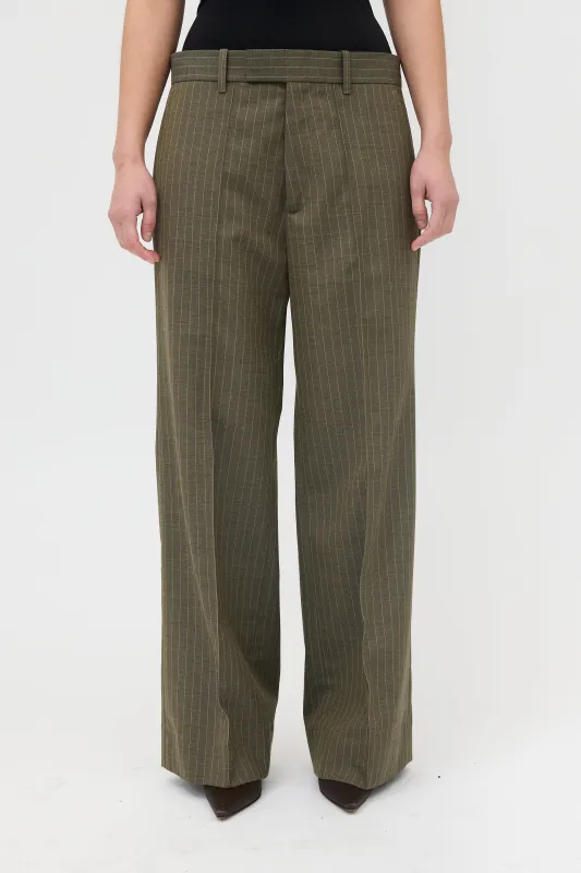 Wool Pinstripe Trouser sold by VSP Consignment