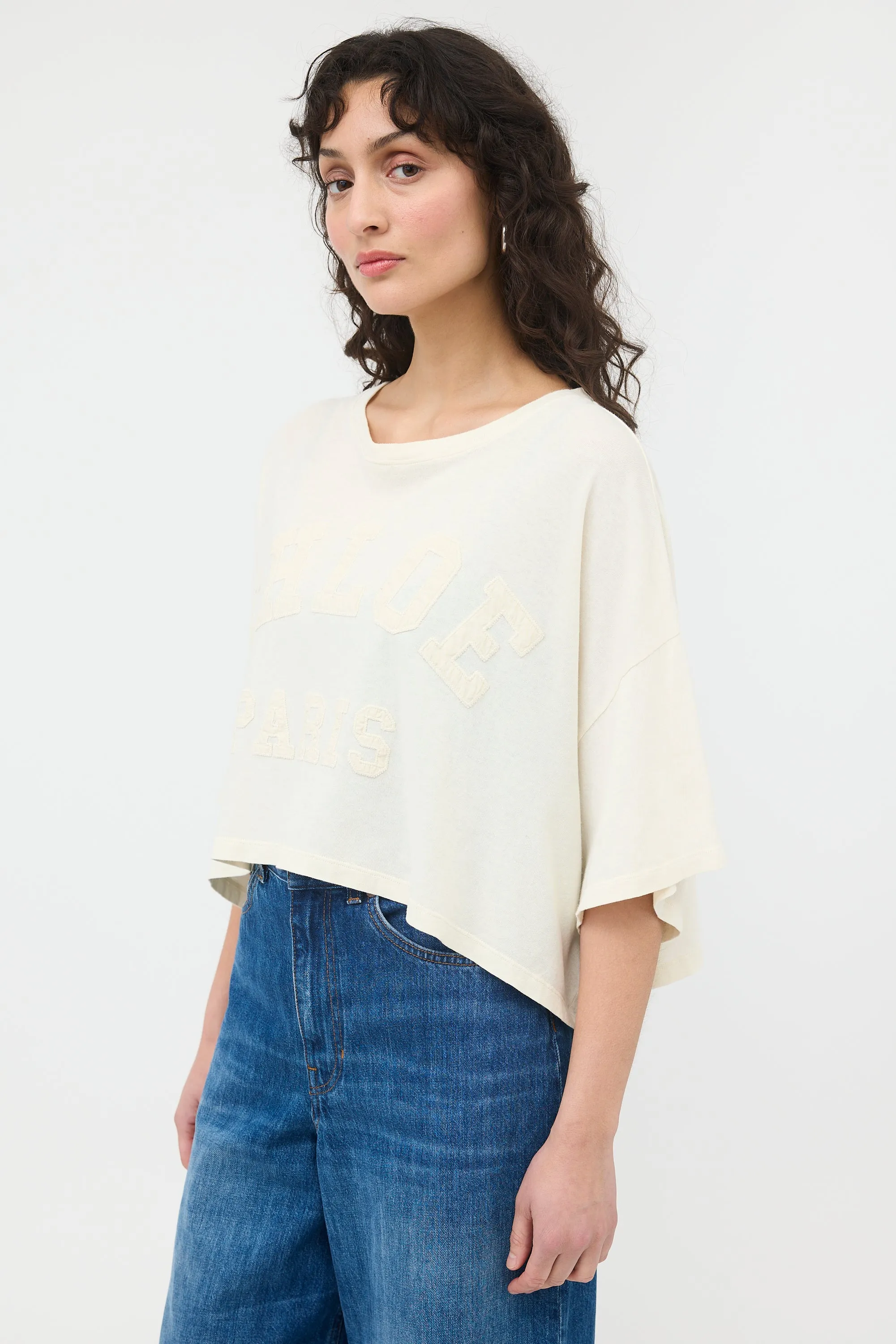 Logo Cropped T-Shirt sold by VSP Consignment product image thumbnail 4