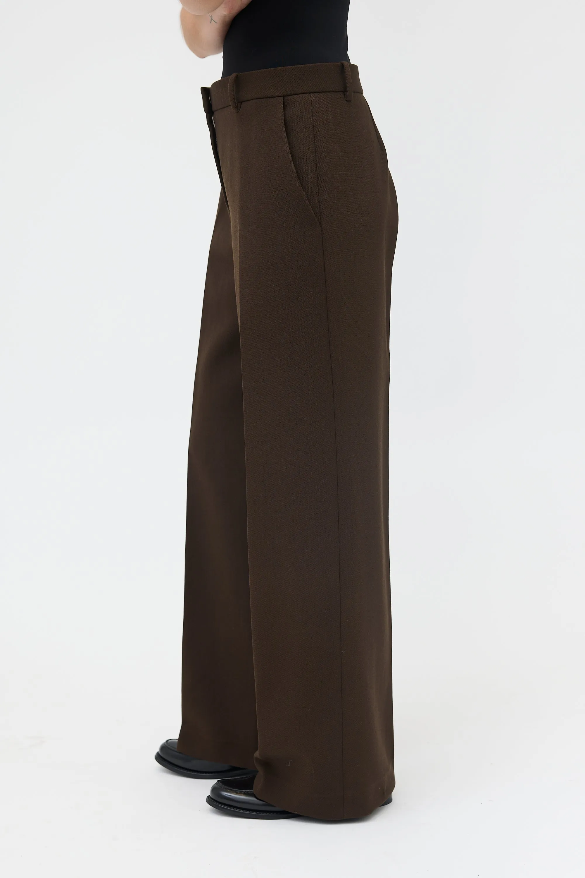 Wool Wide Leg Trouser sold by VSP Consignment product image thumbnail 3