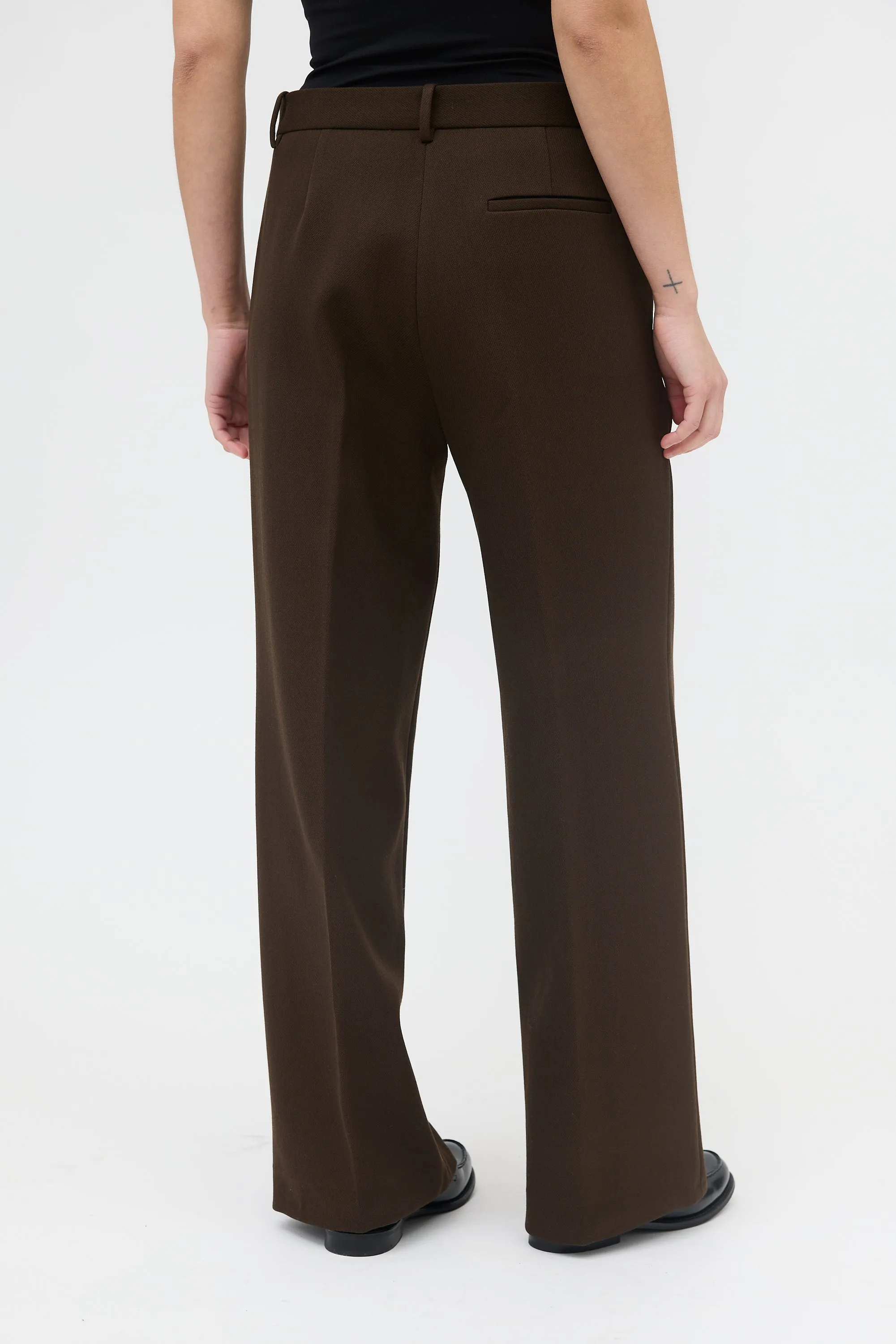 Wool Wide Leg Trouser sold by VSP Consignment product image thumbnail 4