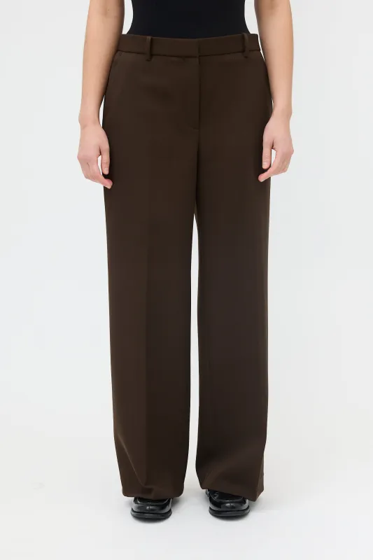 Wool Wide Leg Trouser sold by VSP Consignment