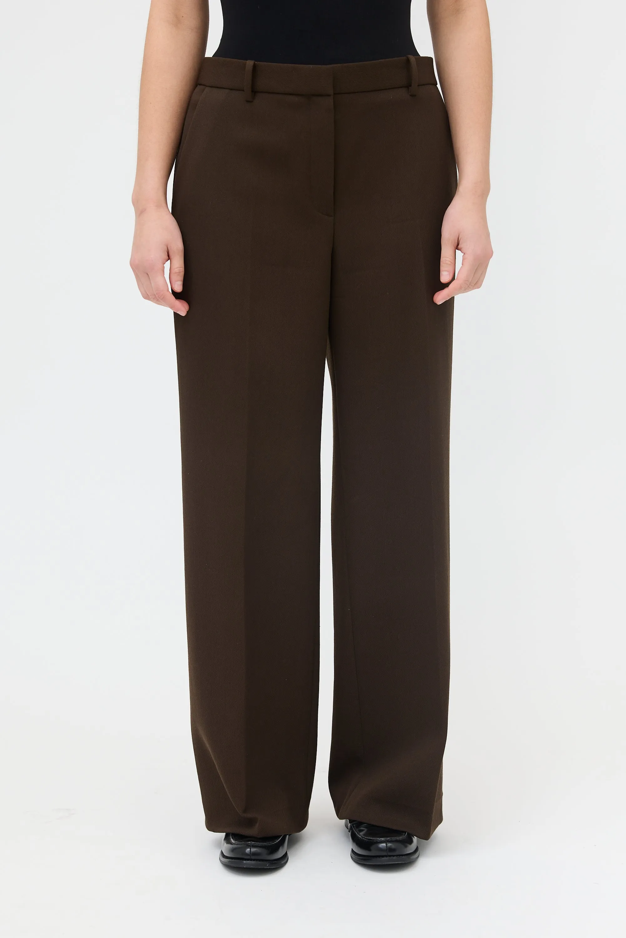 Wool Wide Leg Trouser sold by VSP Consignment
