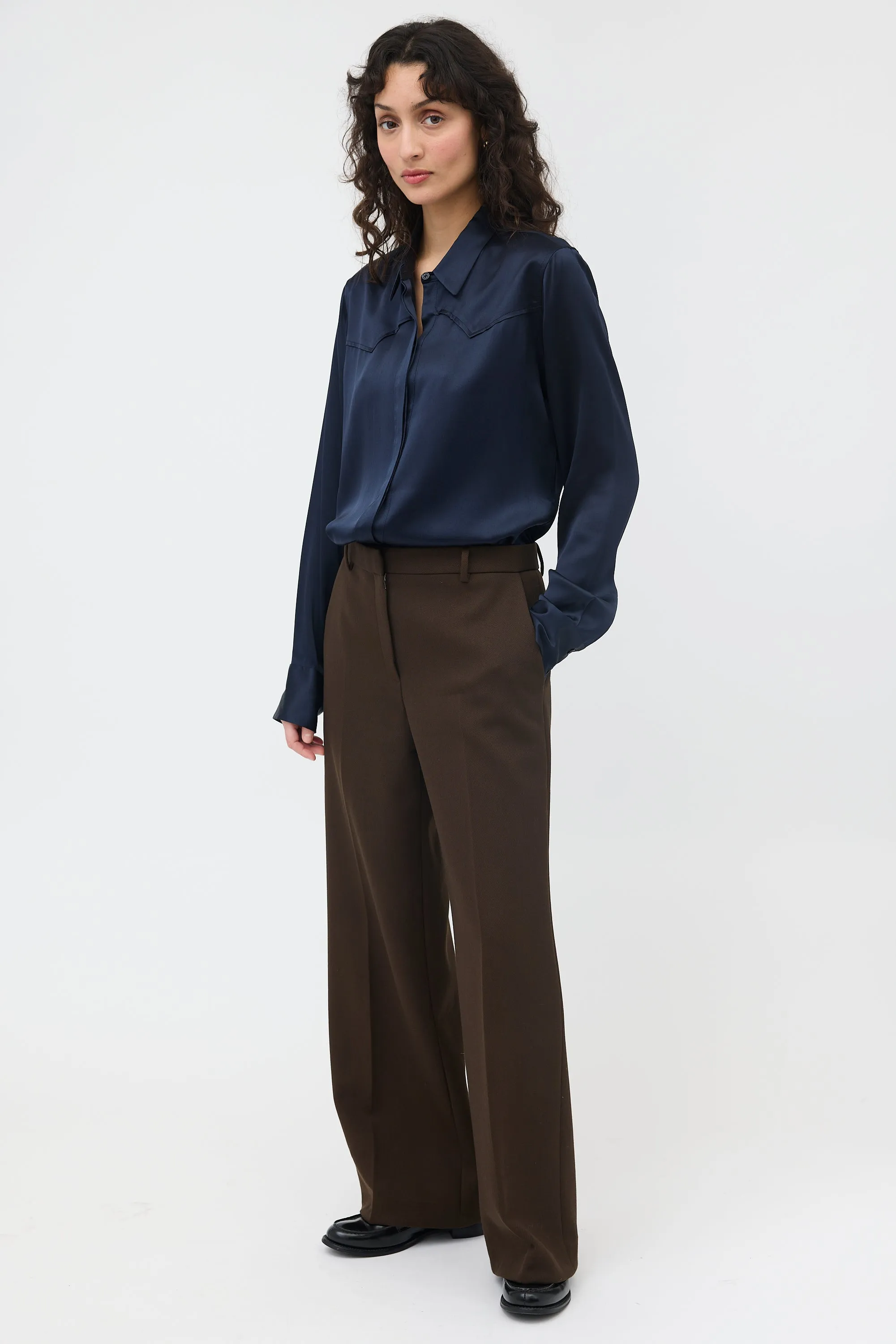 Wool Wide Leg Trouser sold by VSP Consignment product image thumbnail 2