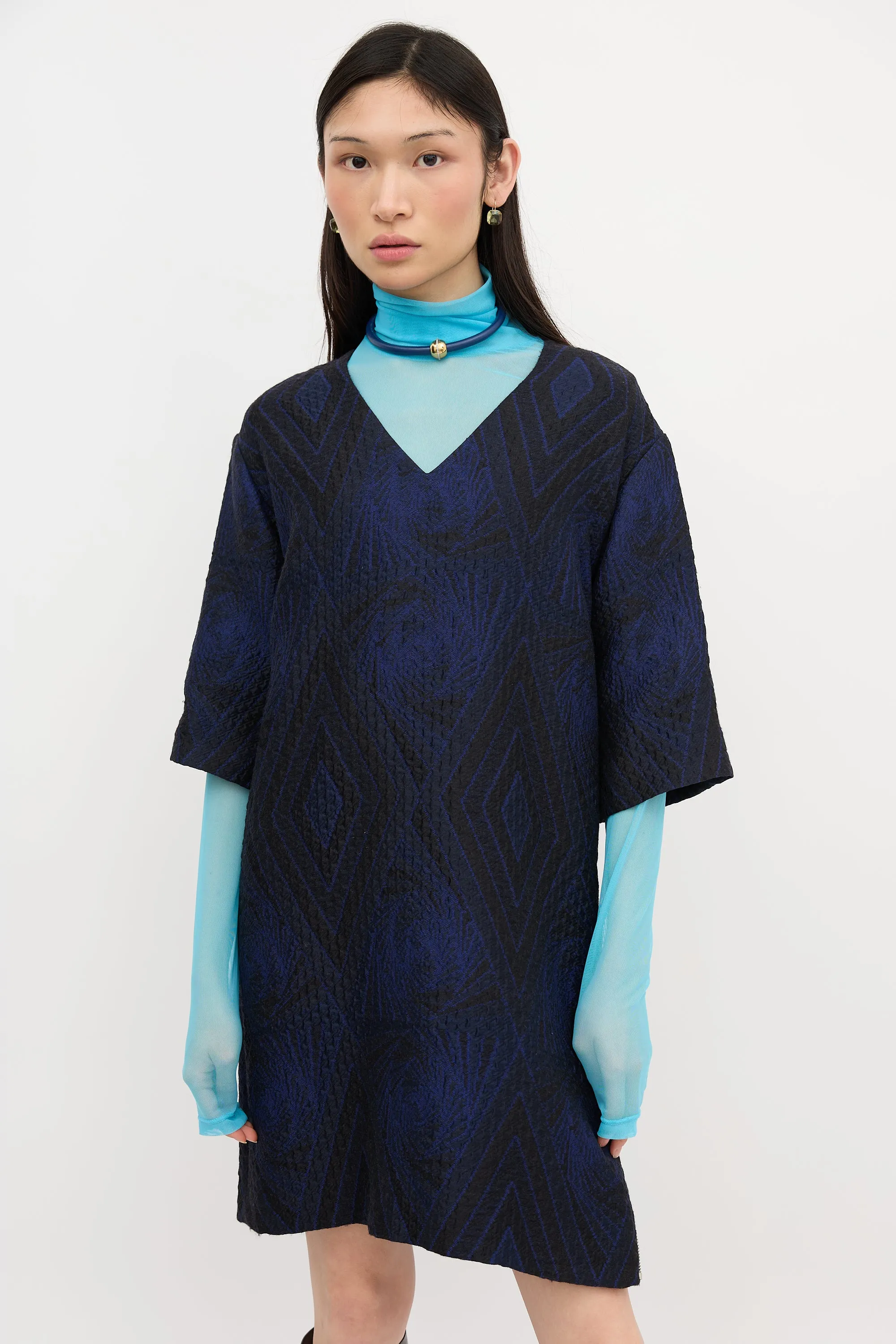 Cloque Zip Dress sold by VSP Consignment