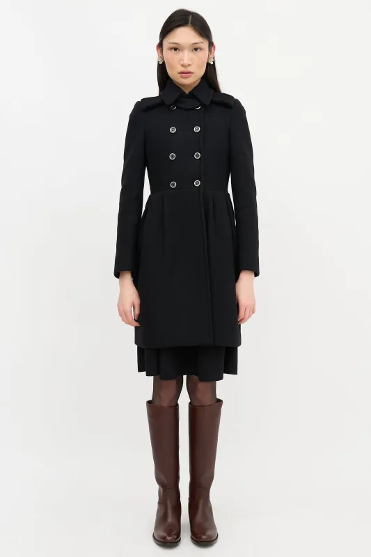 2011 Wool A-Line Coat made by Miu Miu