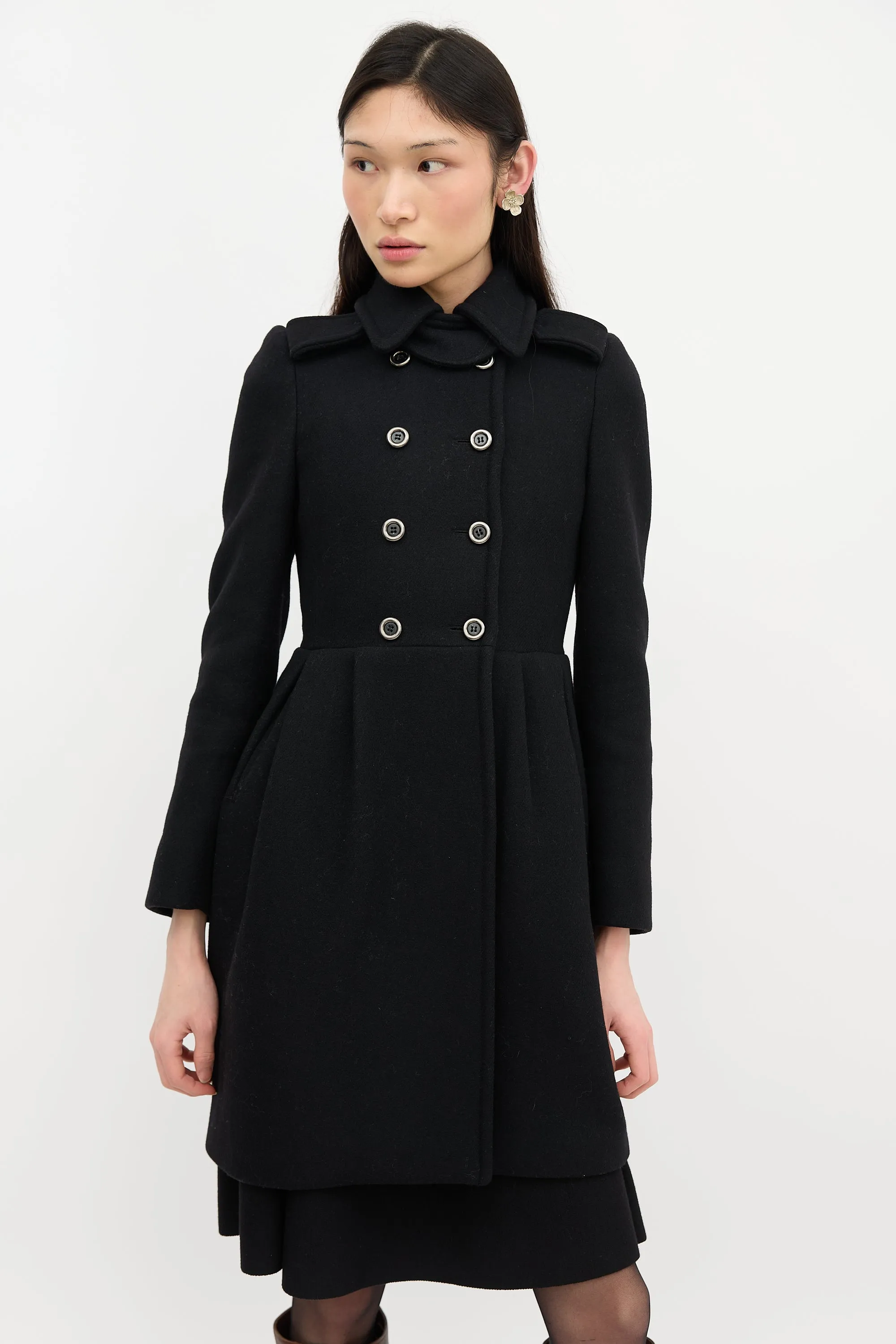 2011 Wool A-Line Coat sold by VSP Consignment product image thumbnail 2