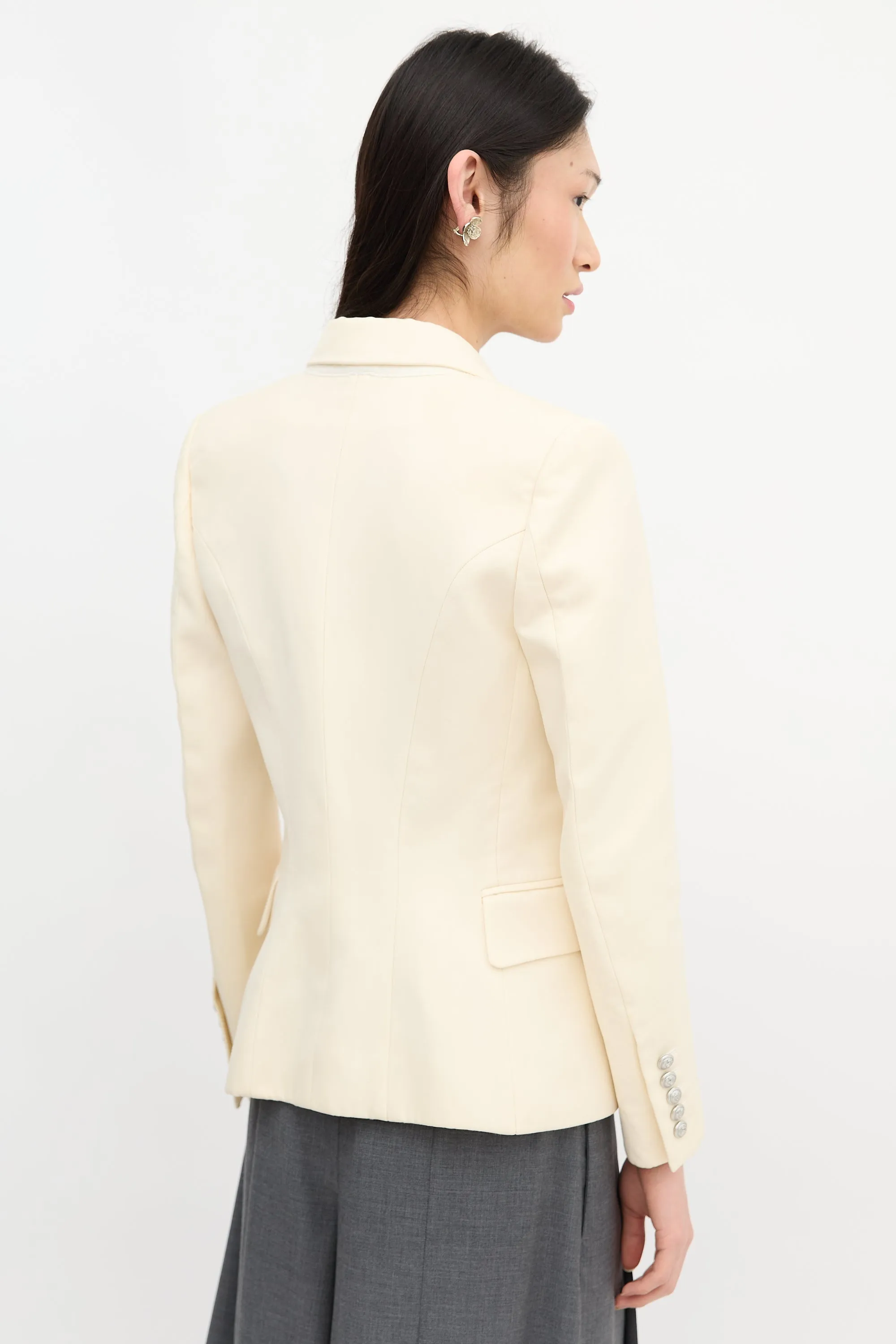 Wool Double Breasted Blazer sold by VSP Consignment product image thumbnail 4