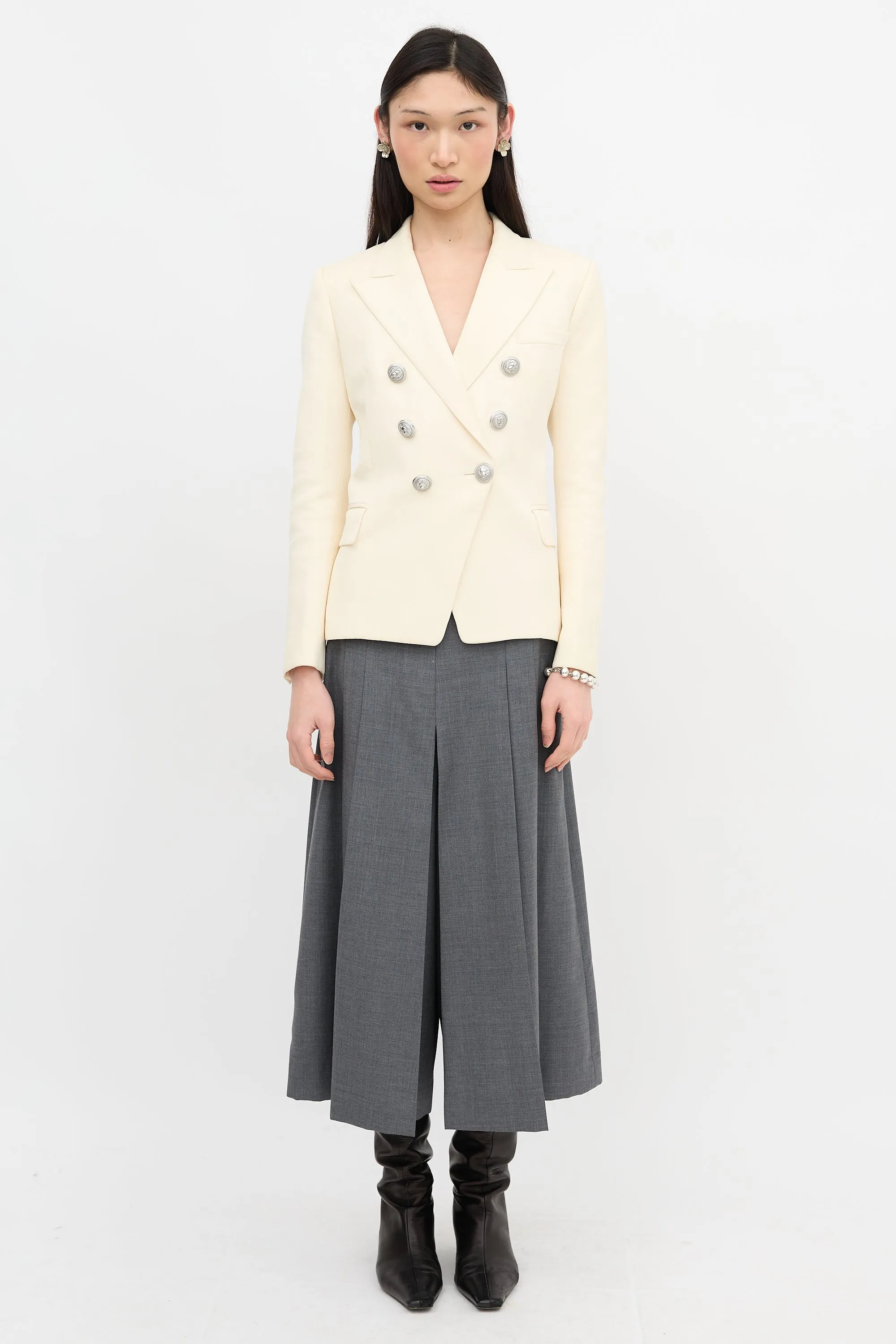 Wool Double Breasted Blazer sold by VSP Consignment product image thumbnail 2