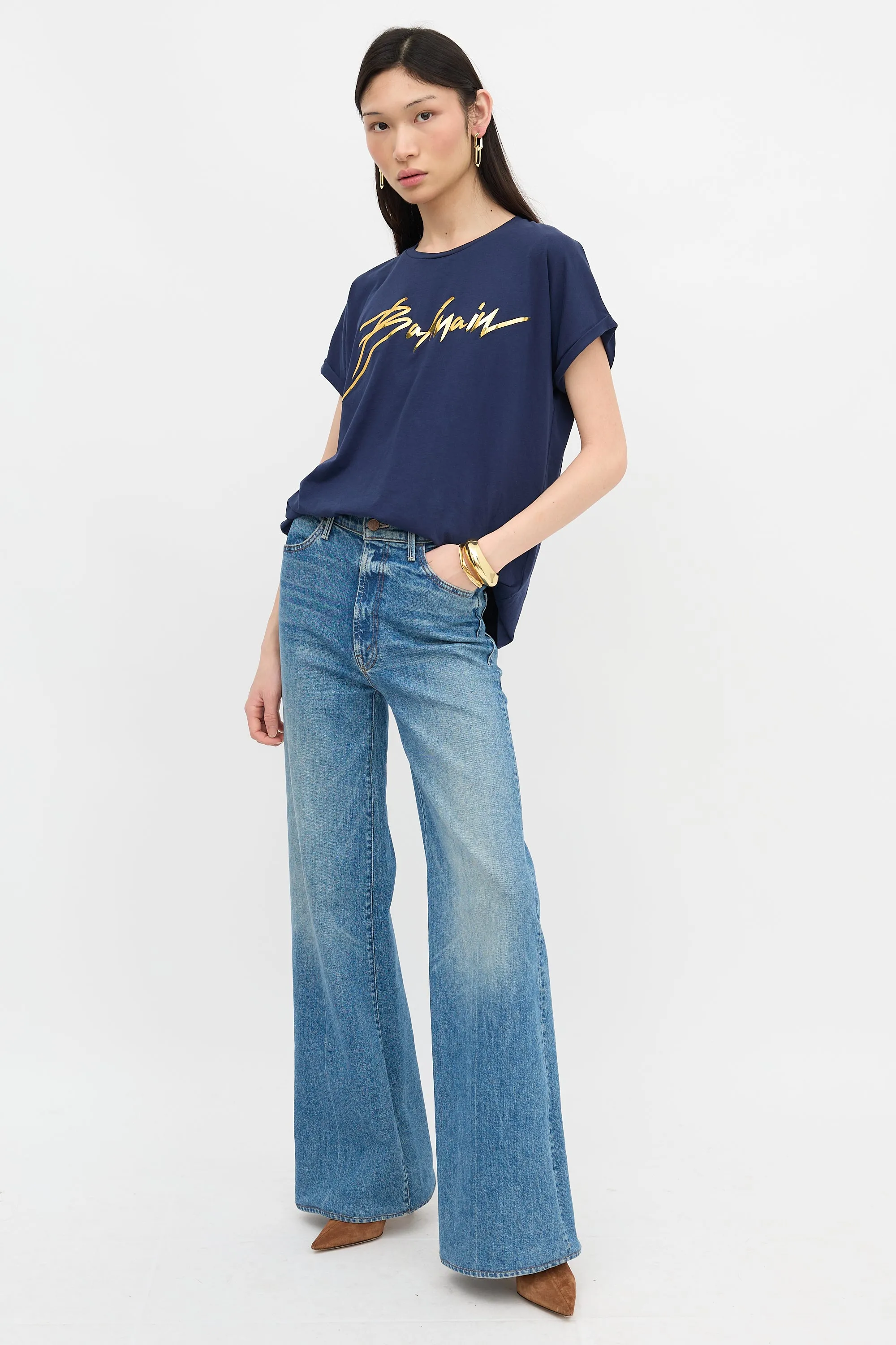 Mirrored Logo T-Shirt sold by VSP Consignment product image thumbnail 5