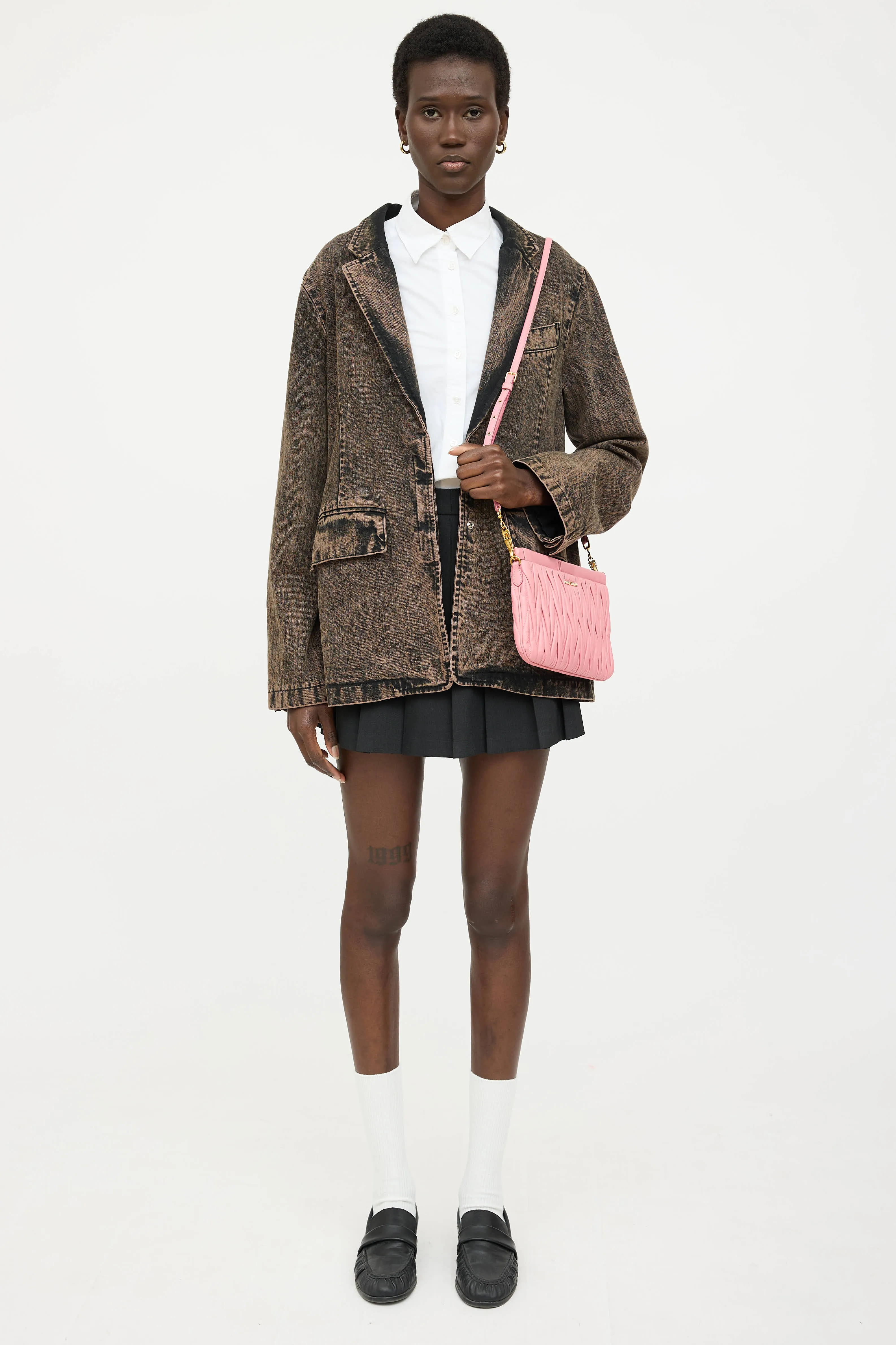 Matelasse Pleated Crossbody Bag sold by VSP Consignment product image thumbnail 2