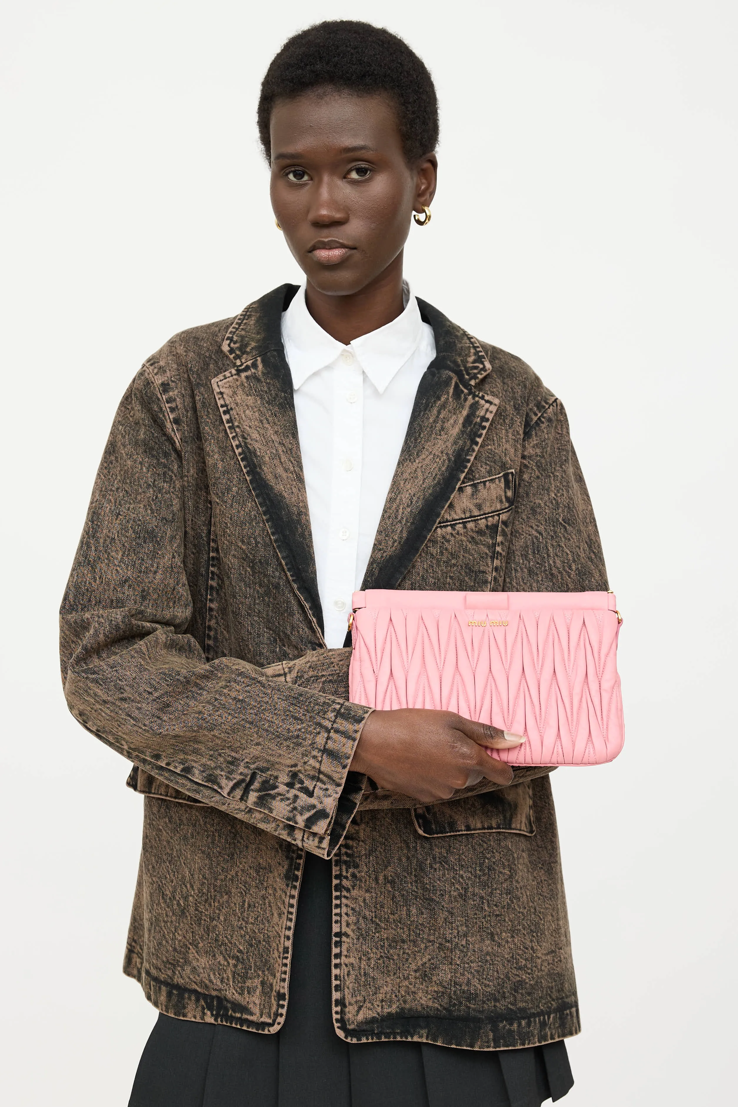 Matelasse Pleated Crossbody Bag sold by VSP Consignment product image thumbnail 4