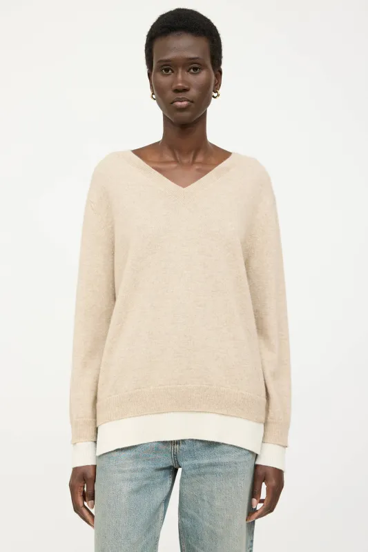 Cashmere V-Neck Sweater sold by VSP Consignment