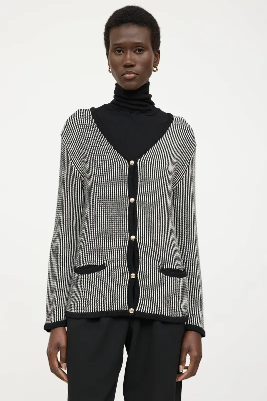 Dave Striped Cardigan made by Anine Bing