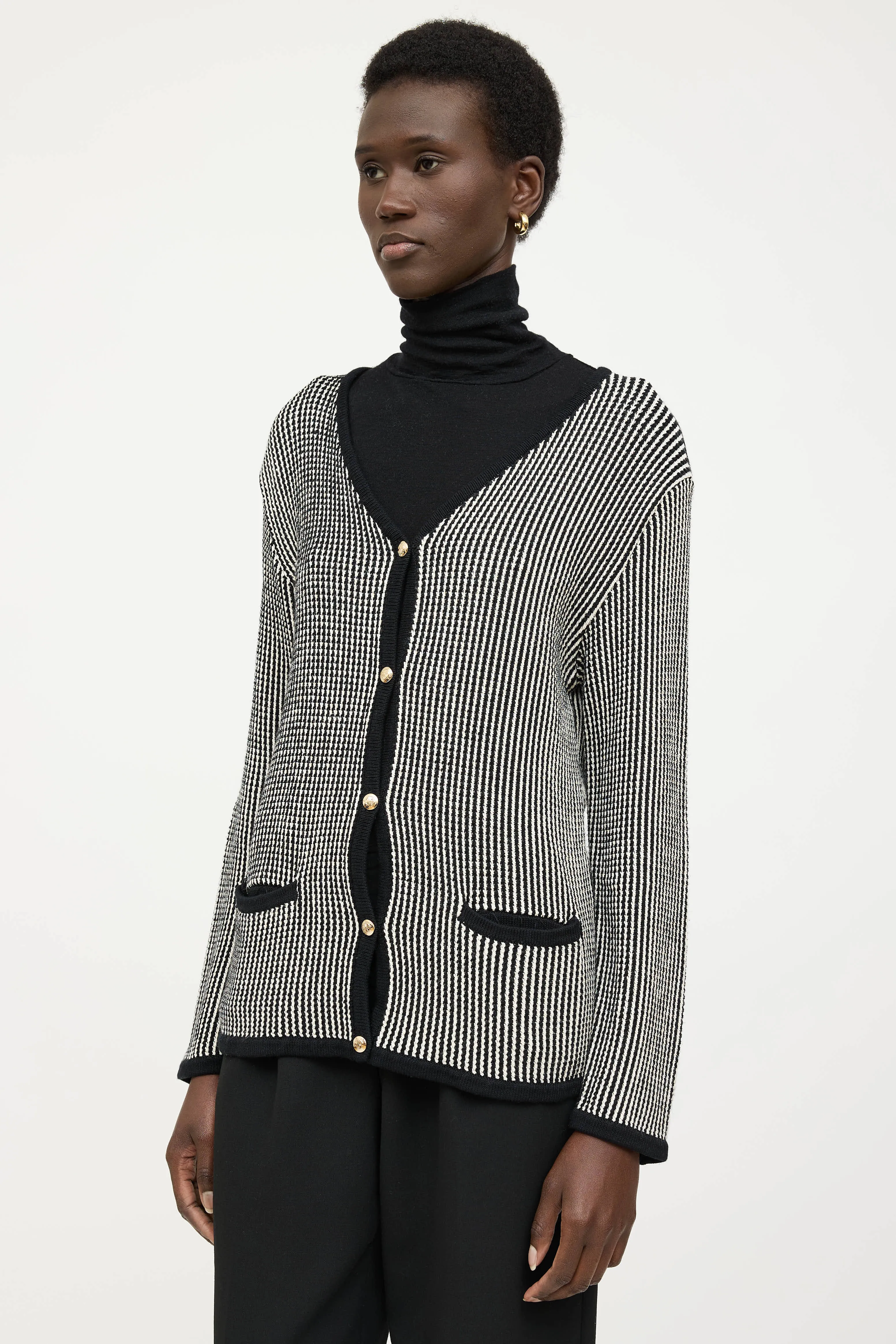 Dave Striped Cardigan sold by VSP Consignment product image thumbnail 3