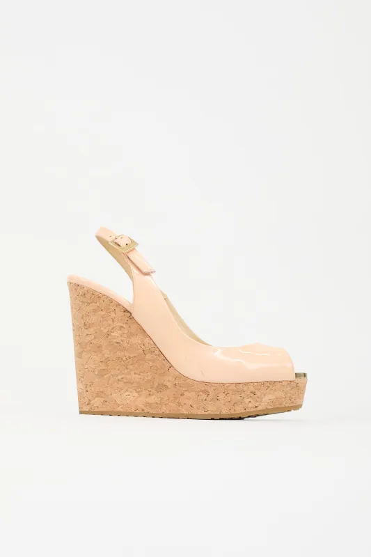Patent Prova Wedge Heel made by Jimmy Choo