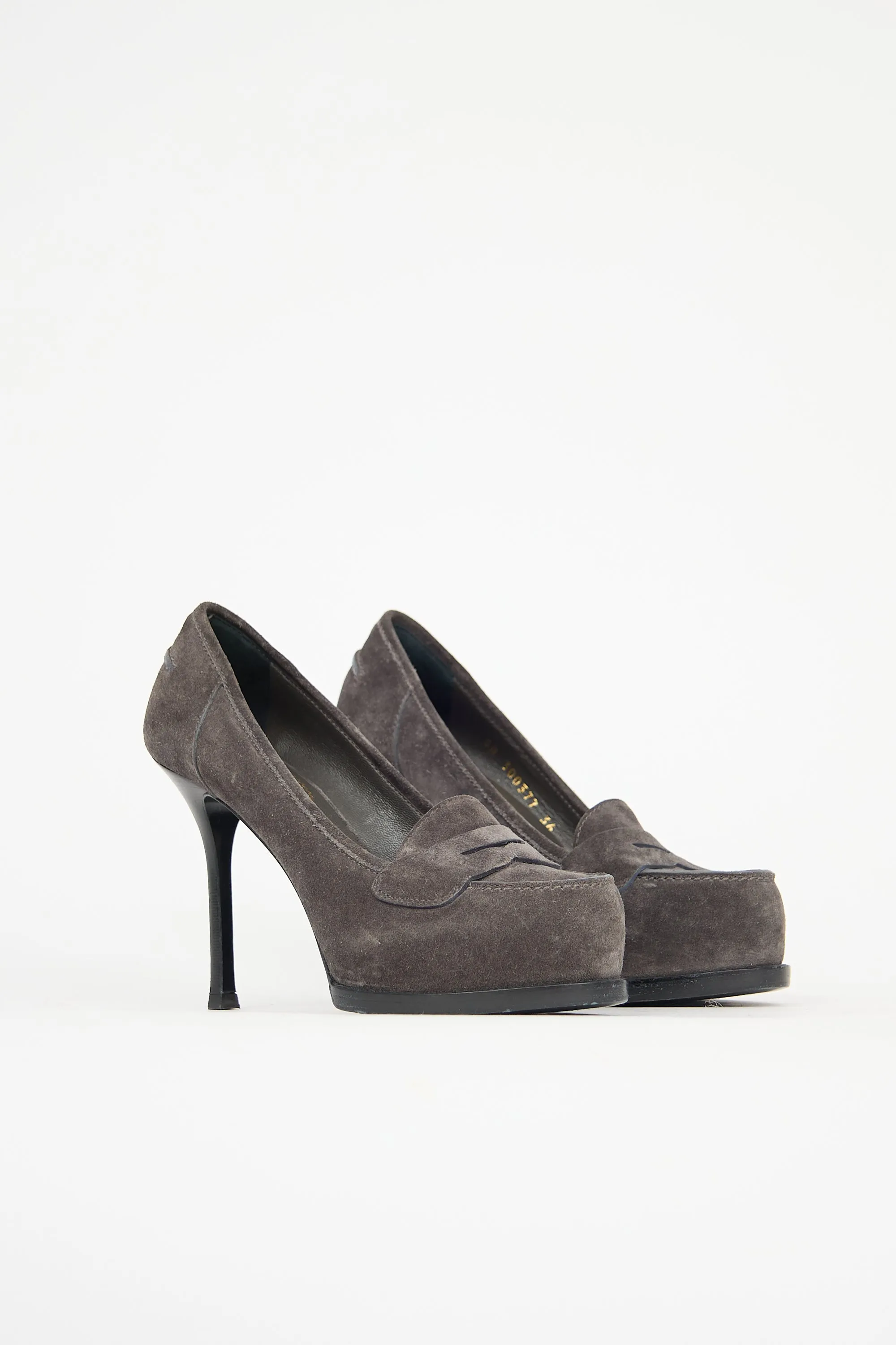 Suede Loafer Pump sold by VSP Consignment product image thumbnail 2