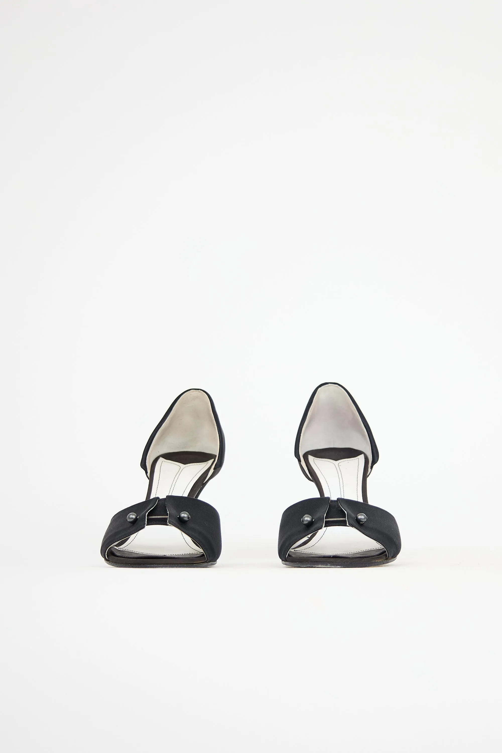 Satin Peep Toe Heel sold by VSP Consignment product image thumbnail 4