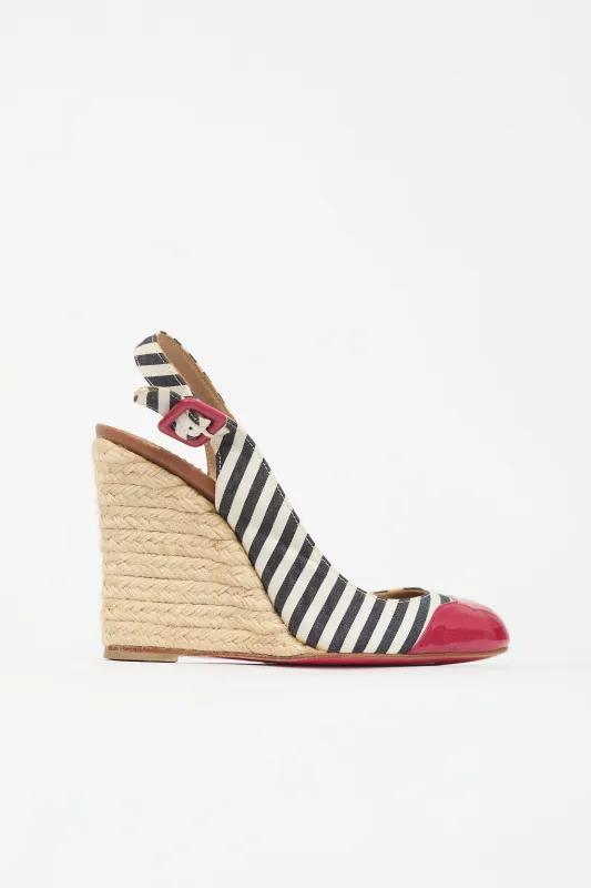 Striped Chus Espadrille Wedge Heel sold by VSP Consignment