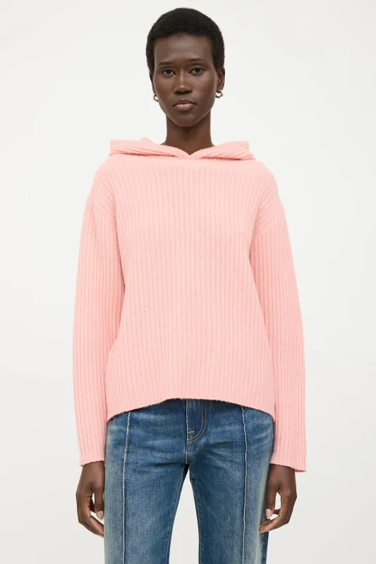 Cashmere Ribbed Hoodie sold by VSP Consignment