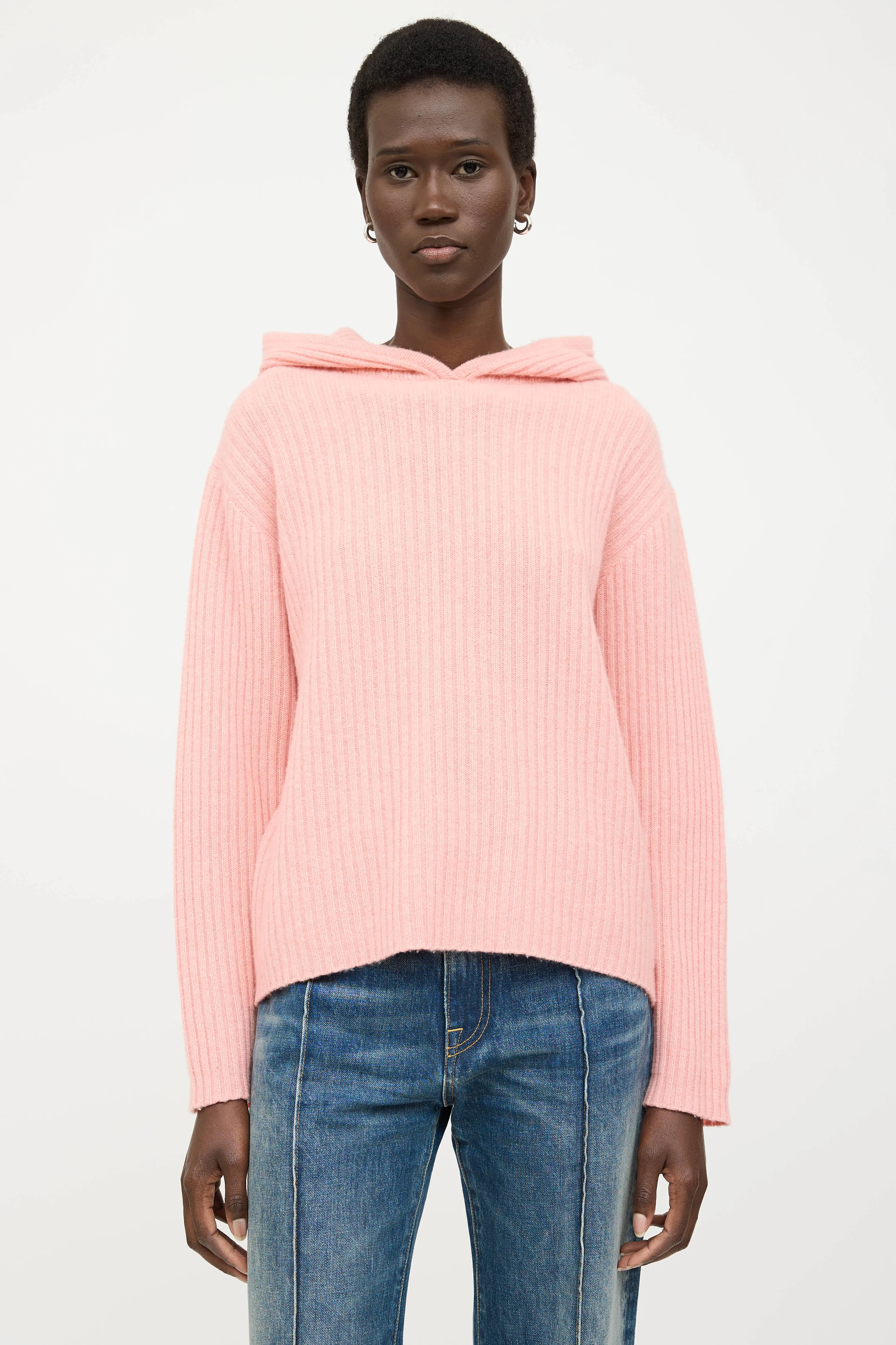 Cashmere Ribbed Hoodie sold by VSP Consignment