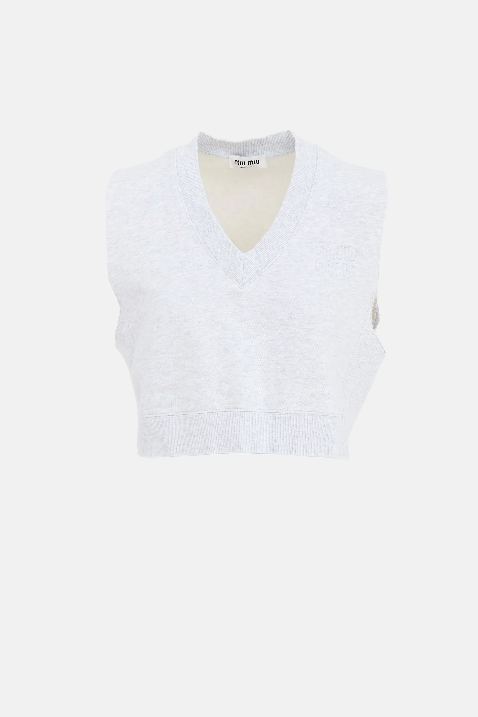 Cropped Logo Vest sold by VSP Consignment