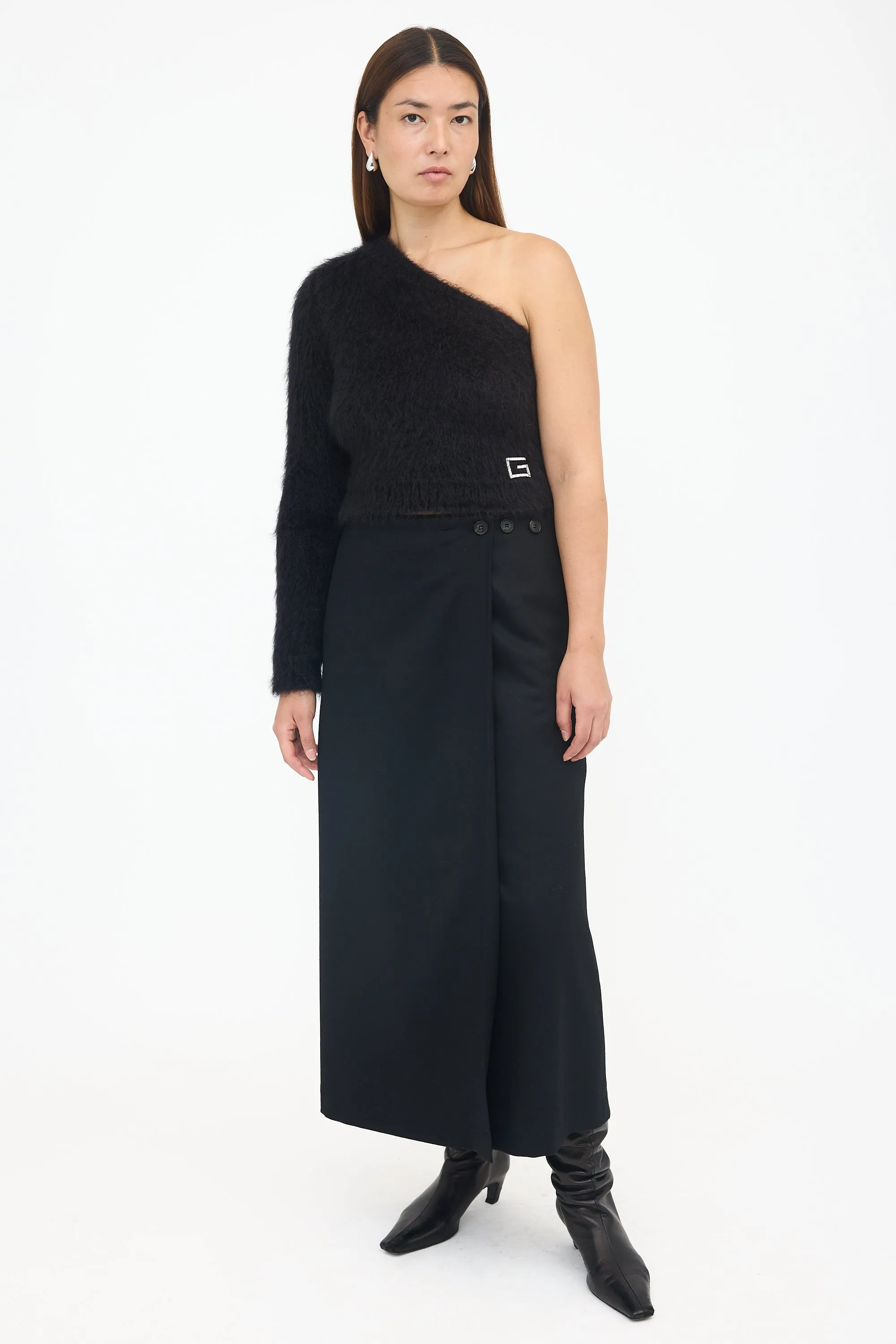 FW 2023 Mohair One Shoulder Sweater sold by VSP Consignment product image thumbnail 3