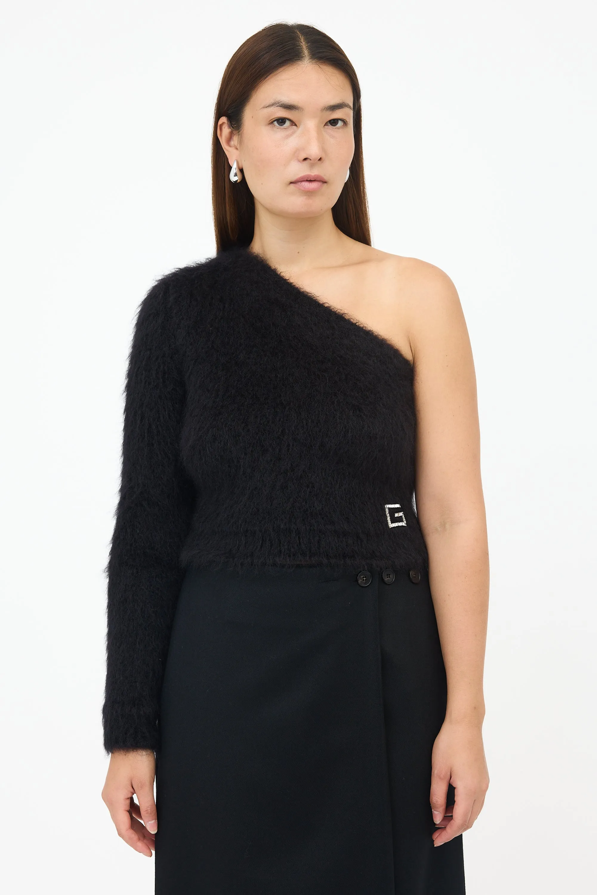 FW 2023 Mohair One Shoulder Sweater sold by VSP Consignment