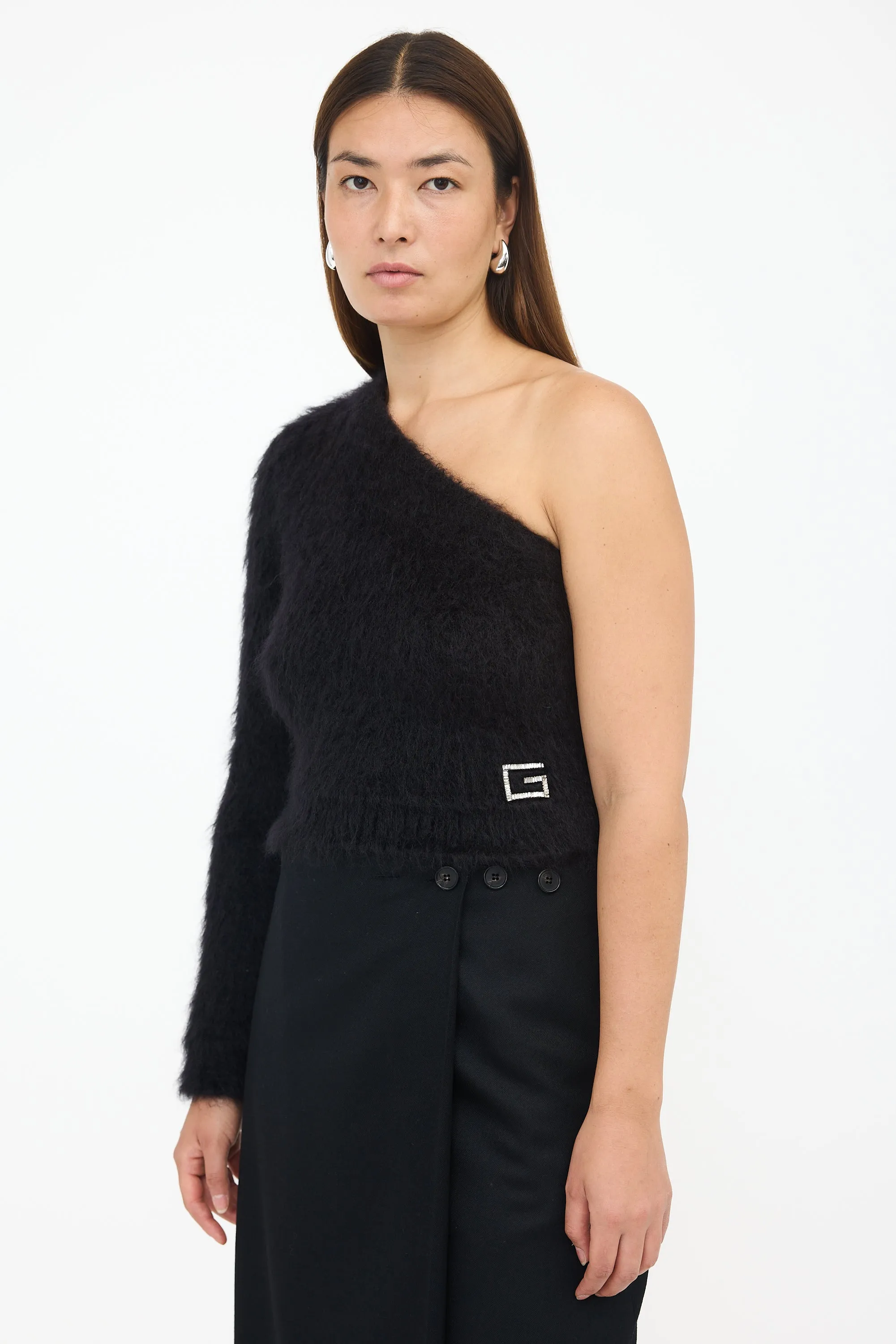 FW 2023 Mohair One Shoulder Sweater sold by VSP Consignment product image thumbnail 4