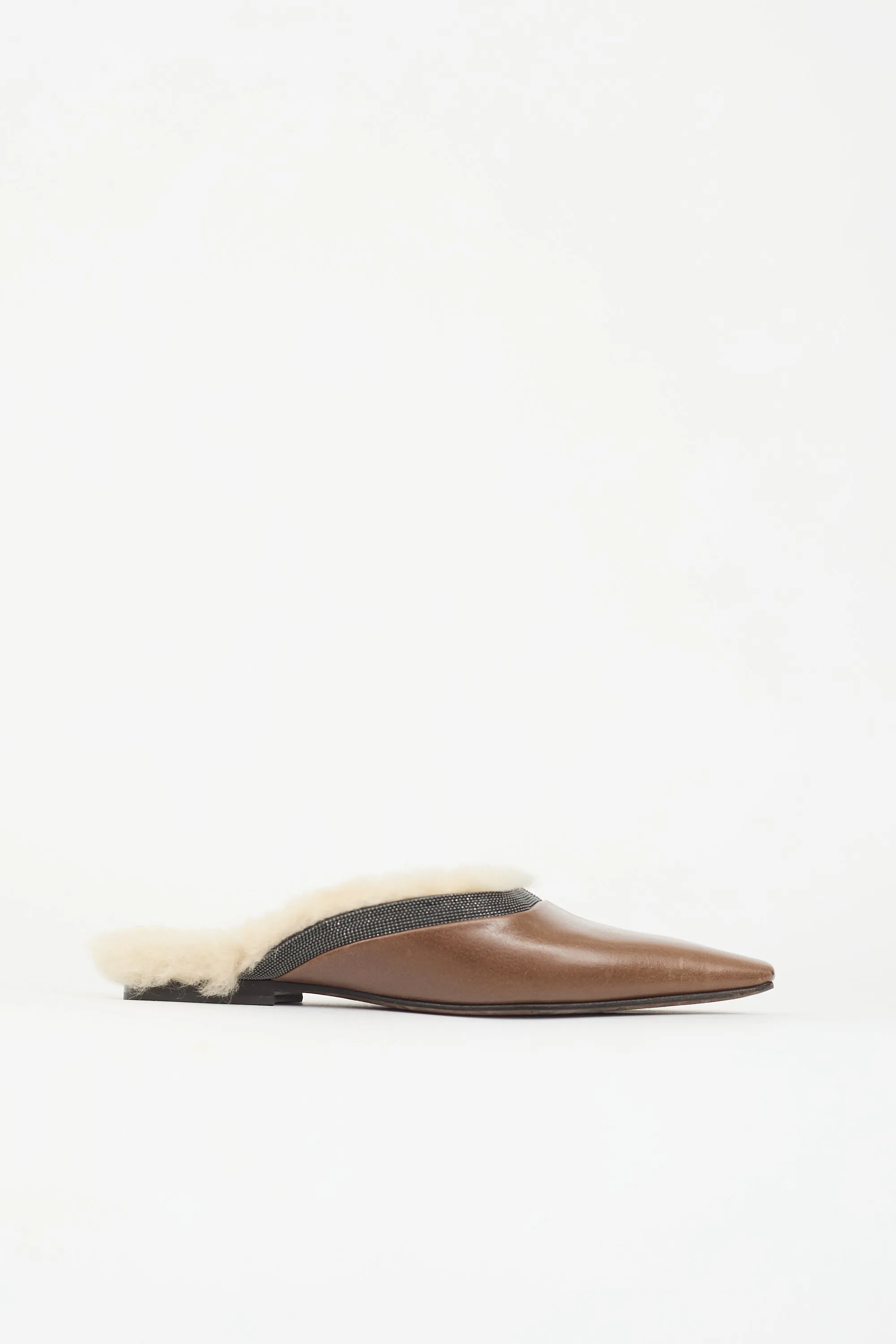 Shearling & Monili Mule sold by VSP Consignment