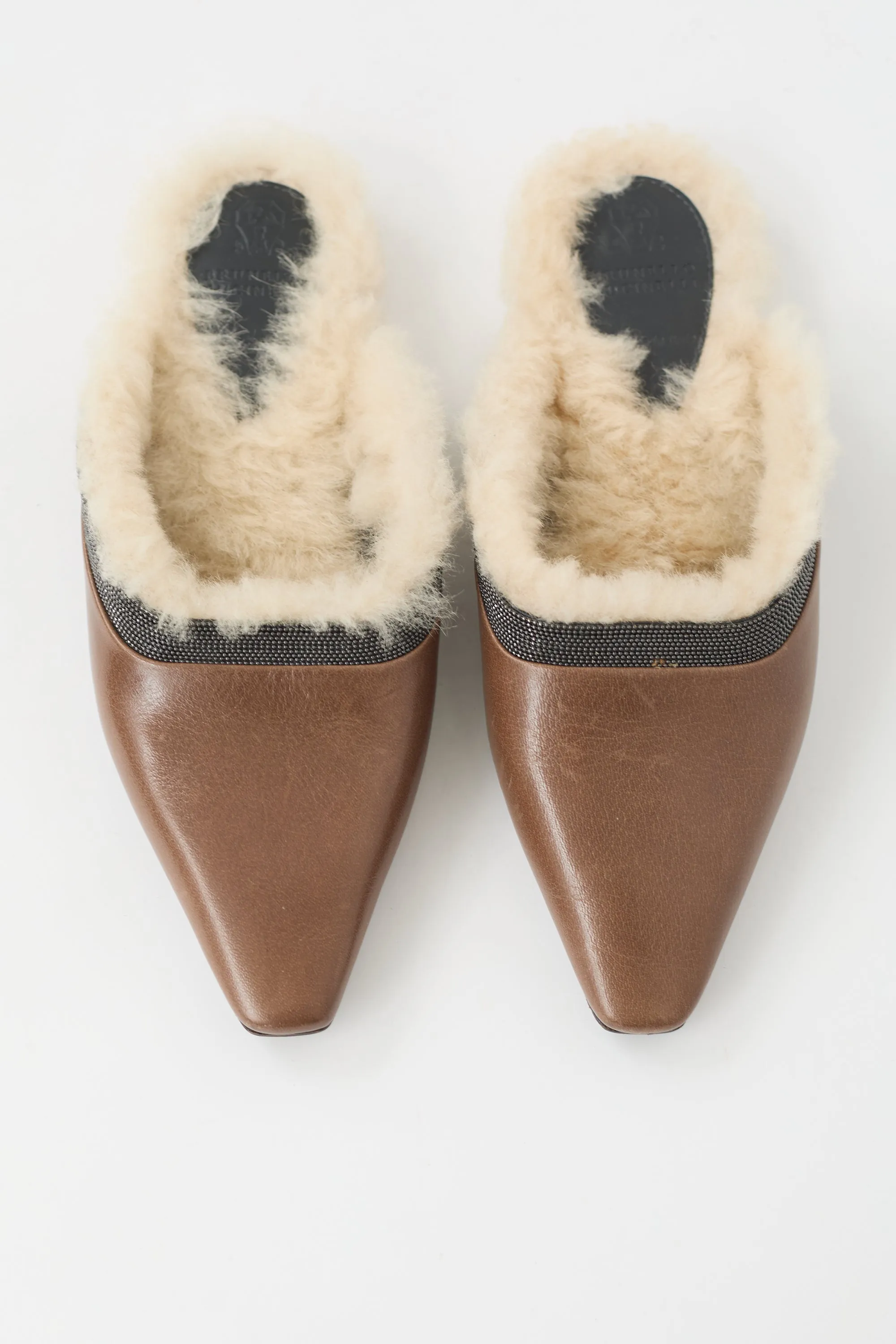 Shearling & Monili Mule sold by VSP Consignment product image thumbnail 2