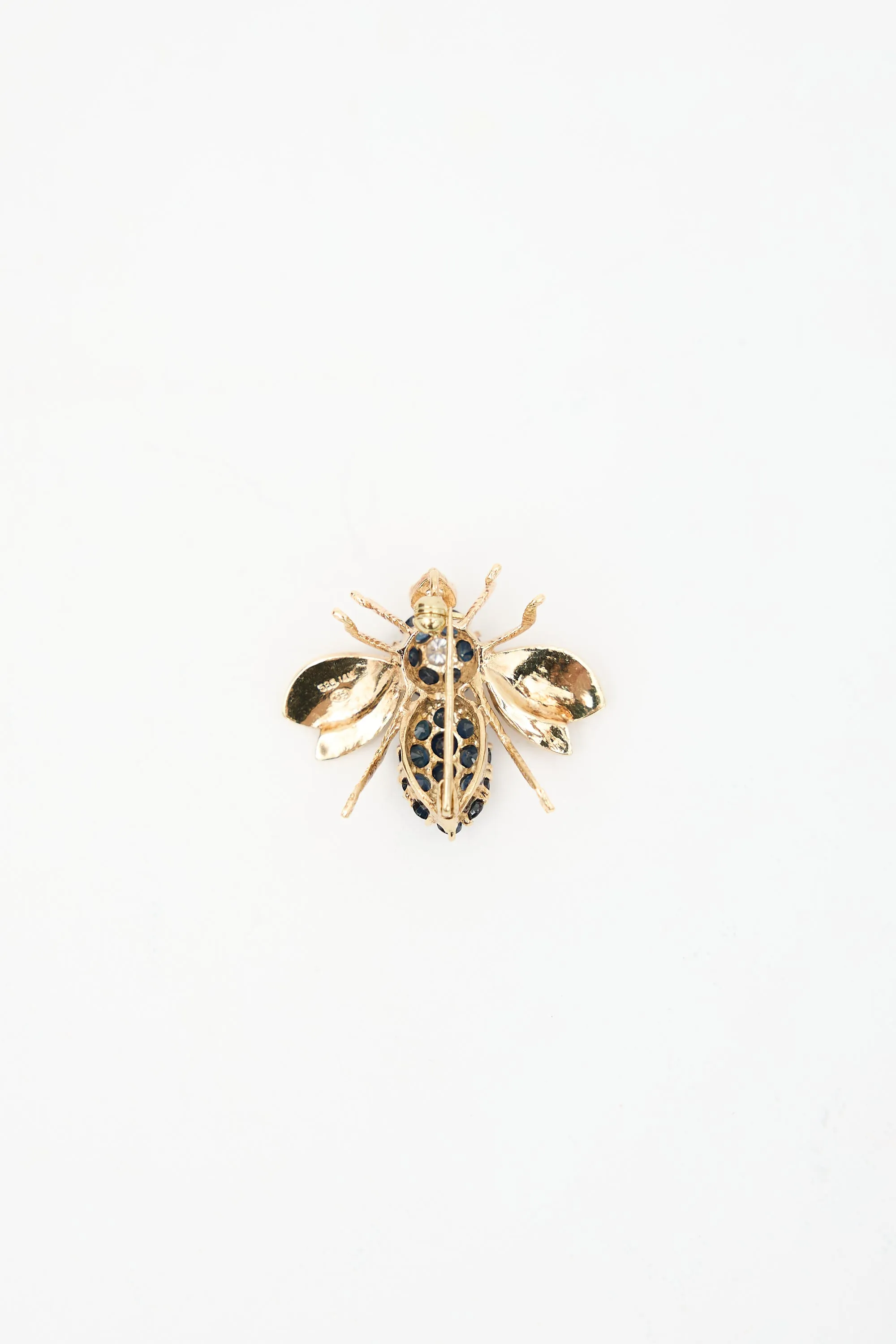 14k Gold & Sapphire Brooch sold by VSP Consignment product image thumbnail 3