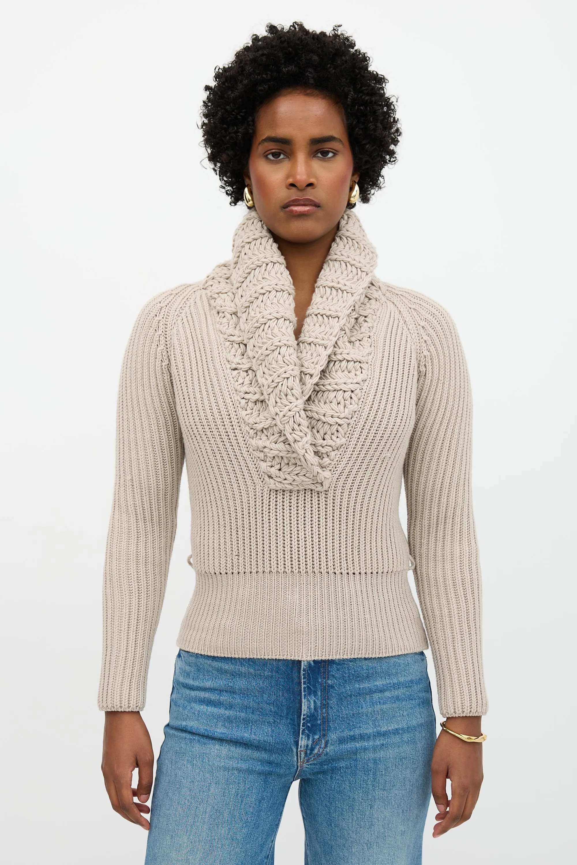 Wool Shawl Sweater sold by VSP Consignment