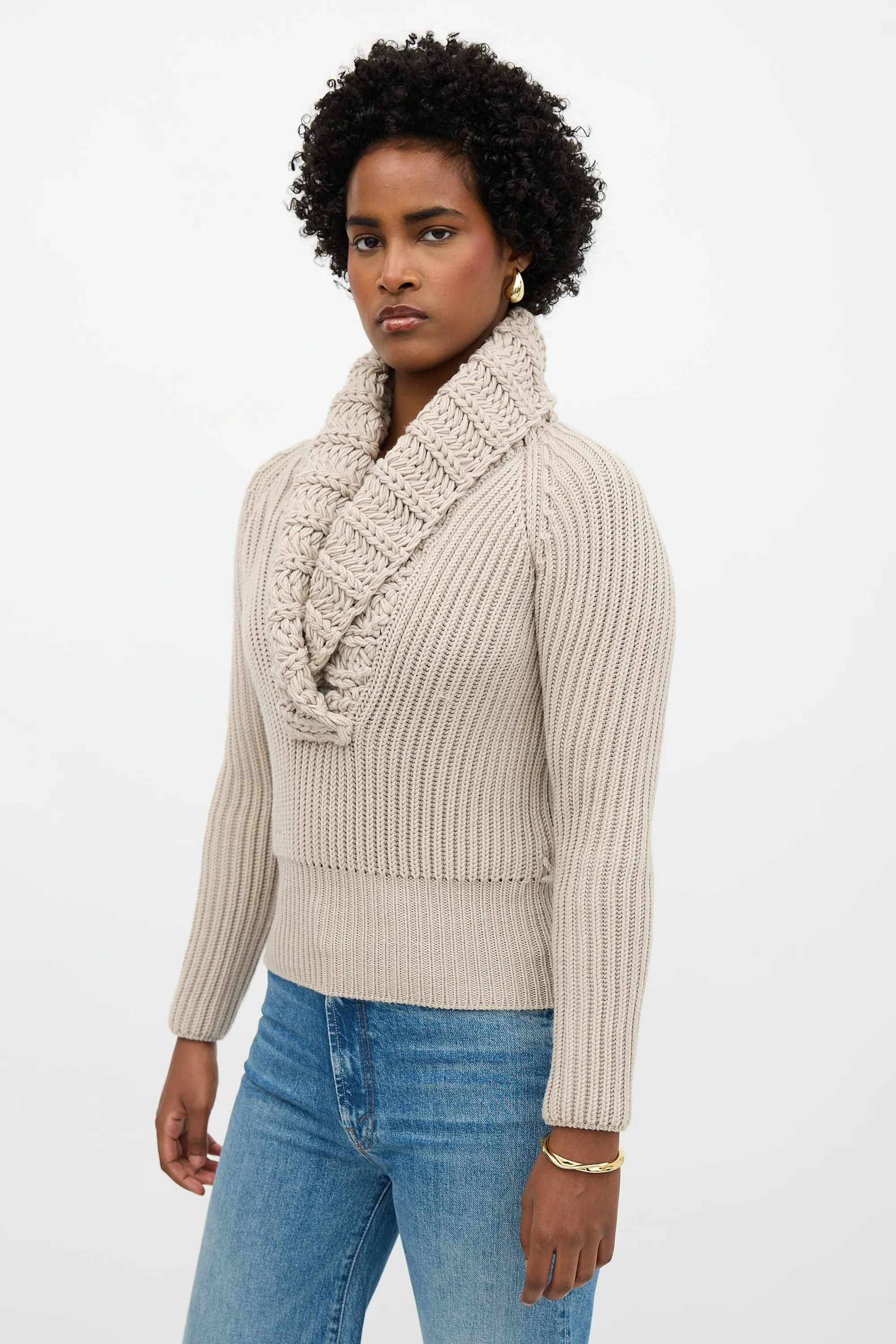 Wool Shawl Sweater sold by VSP Consignment product image thumbnail 3