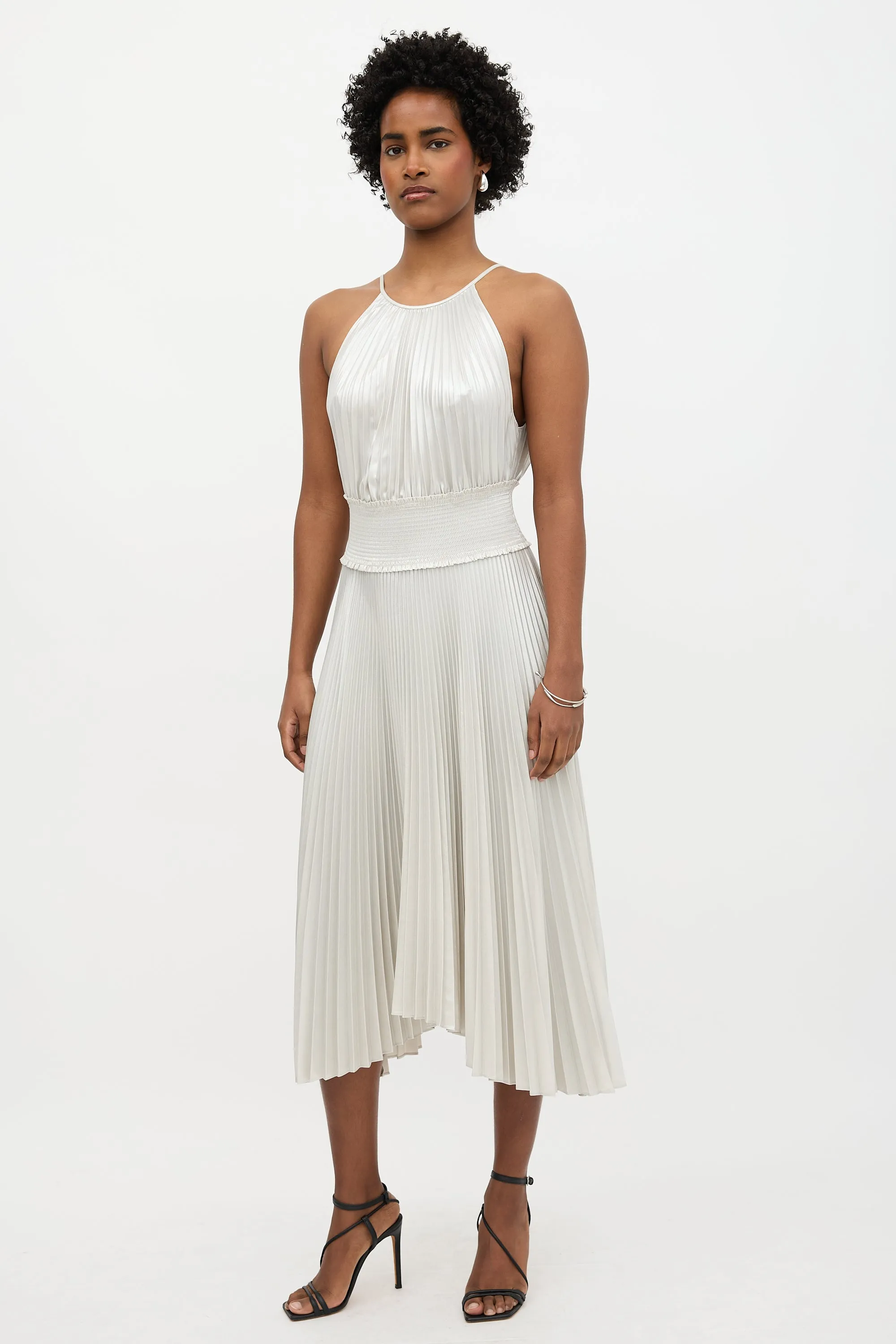 Lamé Weston Pleated Dress sold by VSP Consignment product image thumbnail 3
