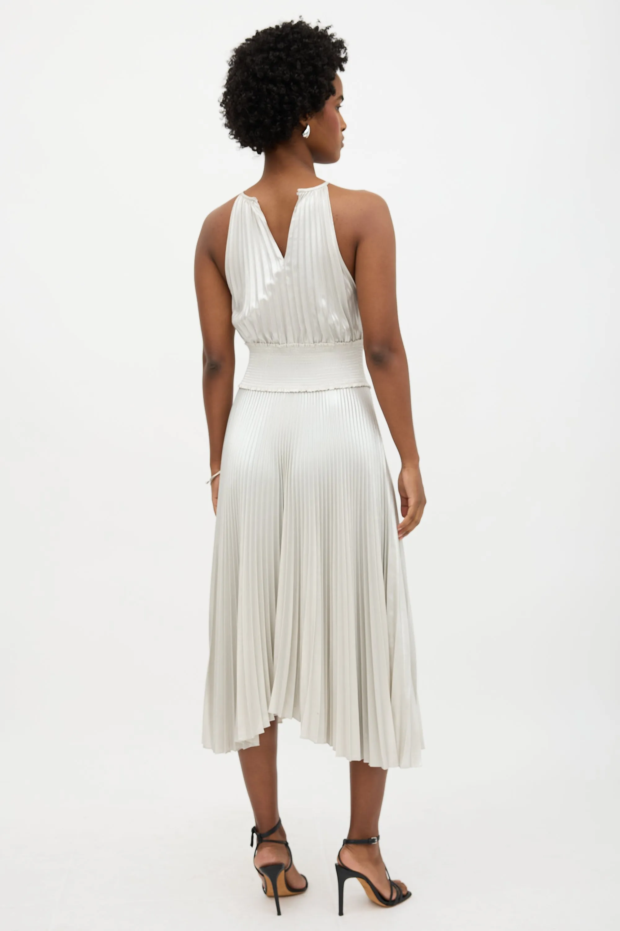 Lamé Weston Pleated Dress sold by VSP Consignment product image thumbnail 4