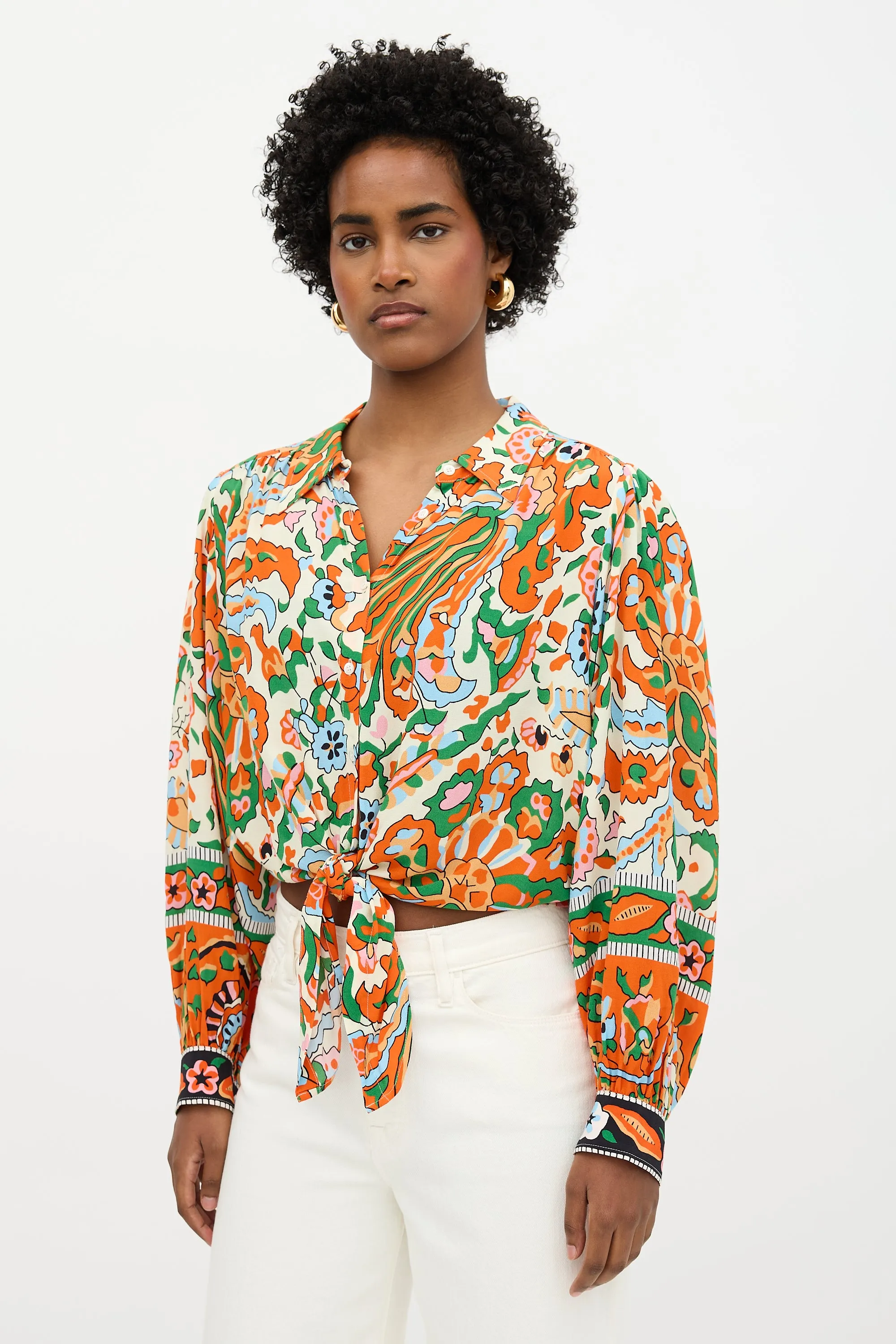 Floral Martha Blouse sold by VSP Consignment product image thumbnail 3