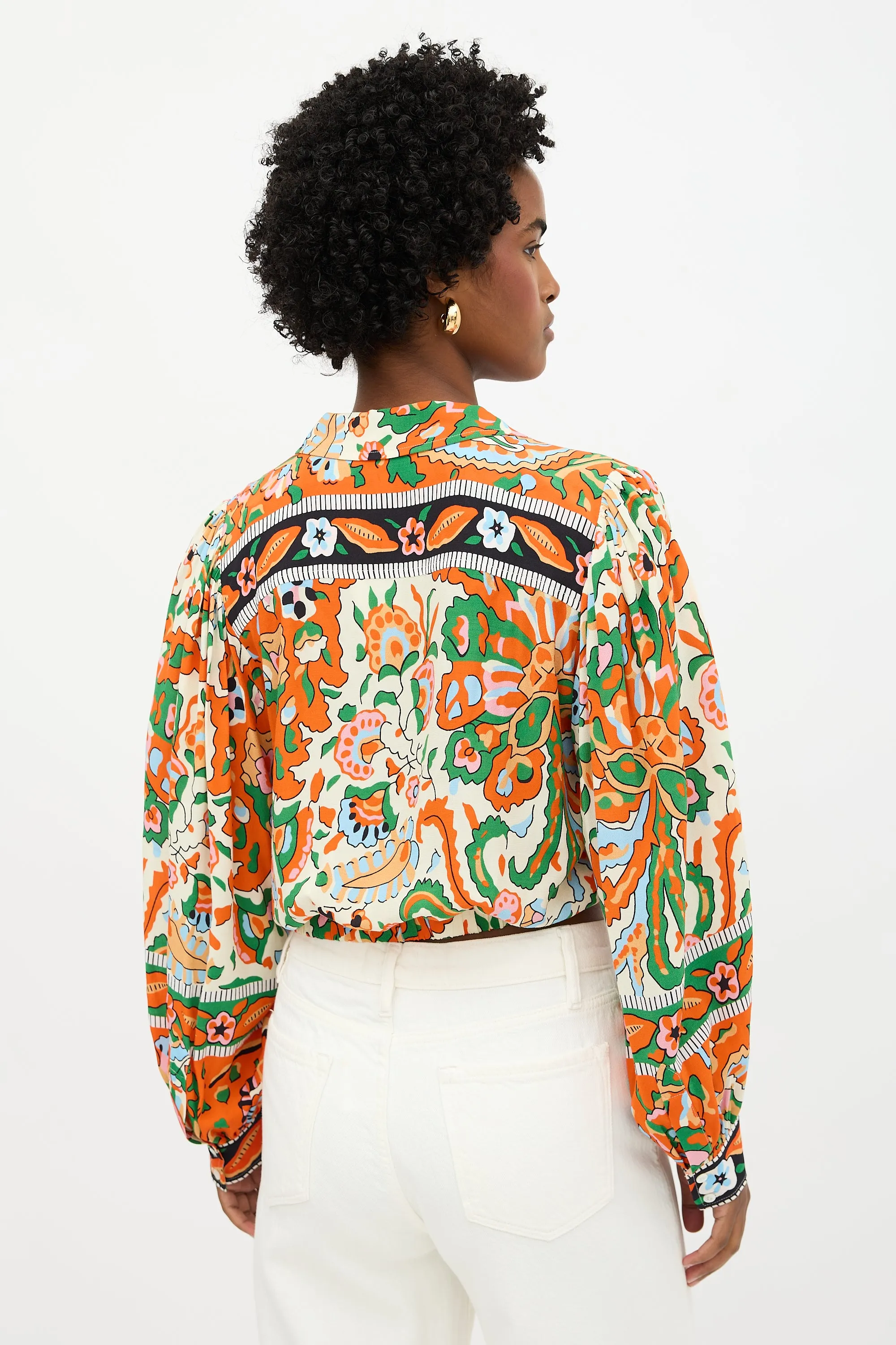 Floral Martha Blouse sold by VSP Consignment product image thumbnail 4