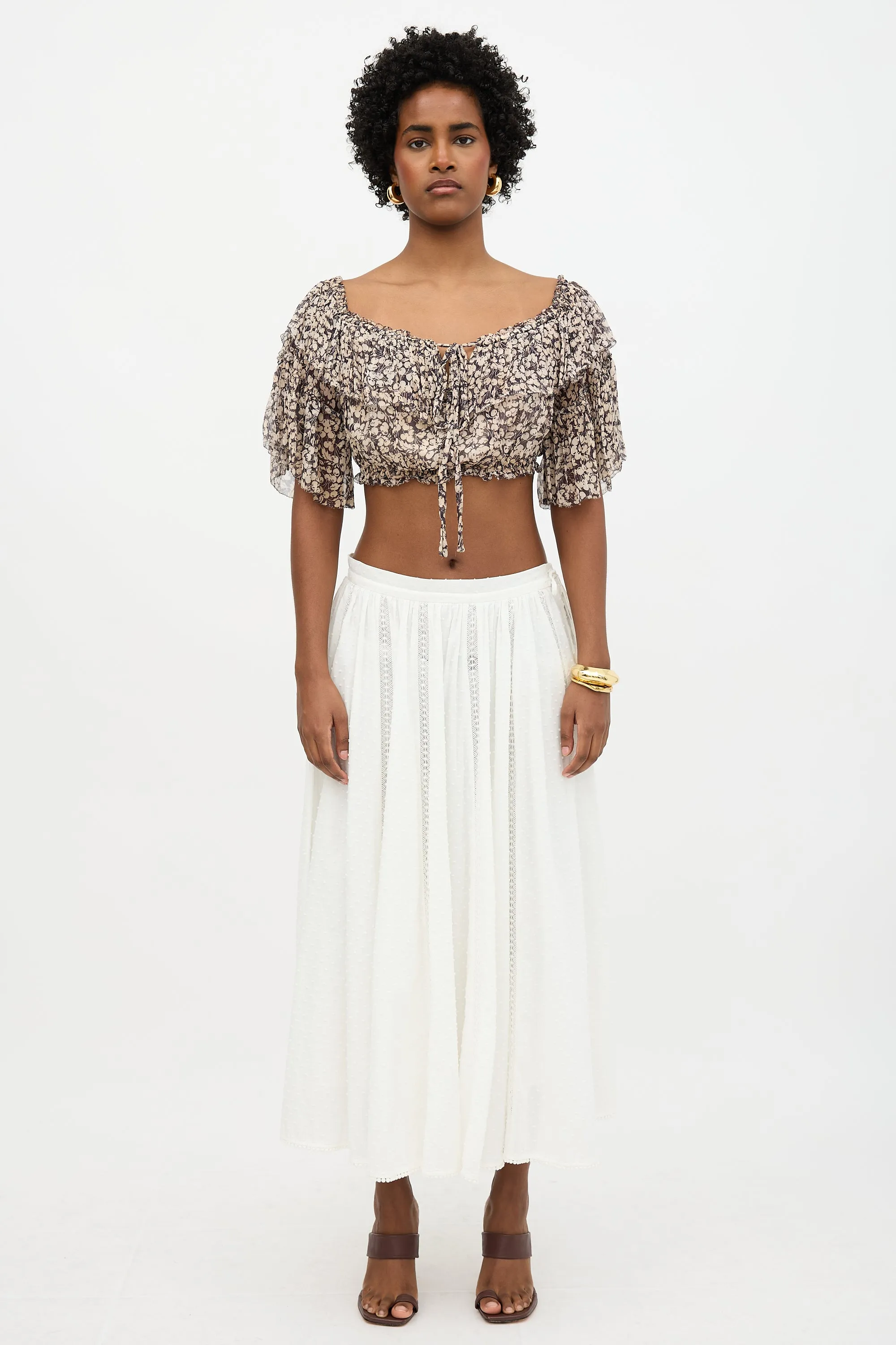 Silk Printed Blouse sold by VSP Consignment product image thumbnail 2