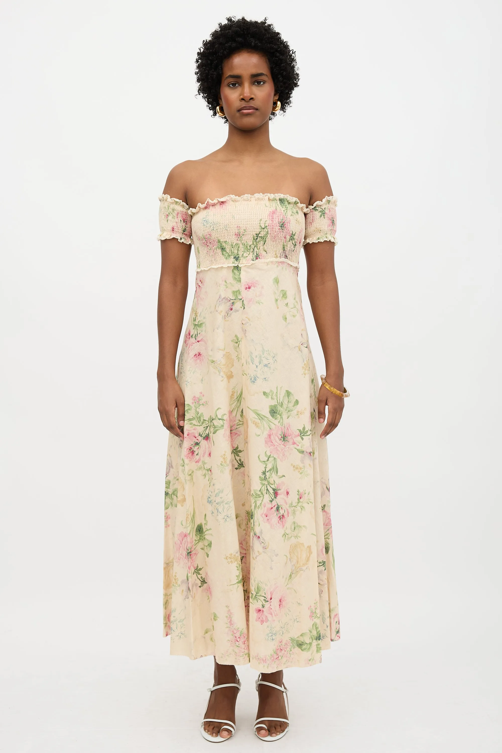 Iris Shirred Dress sold by VSP Consignment