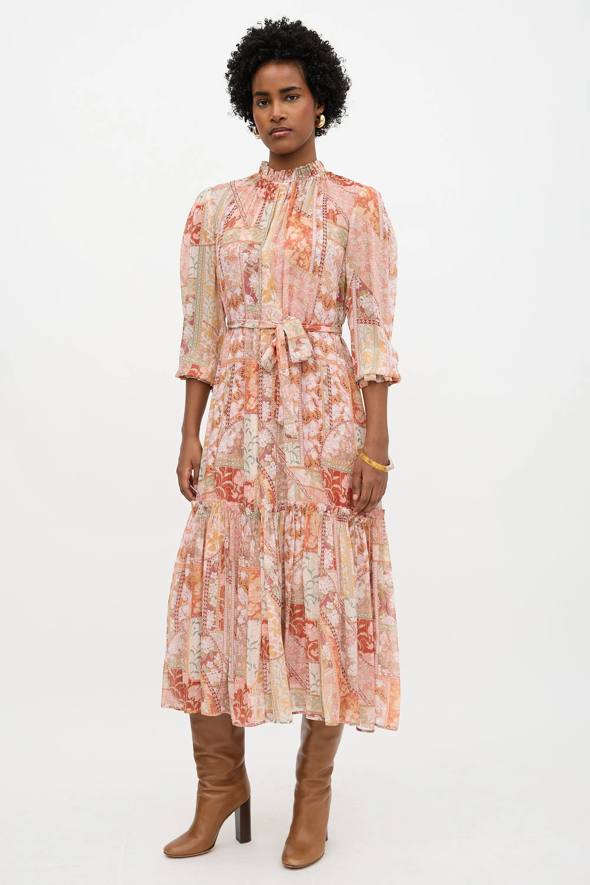 Floral Kaleidoscope Tubular Dress sold by VSP Consignment product image thumbnail 3