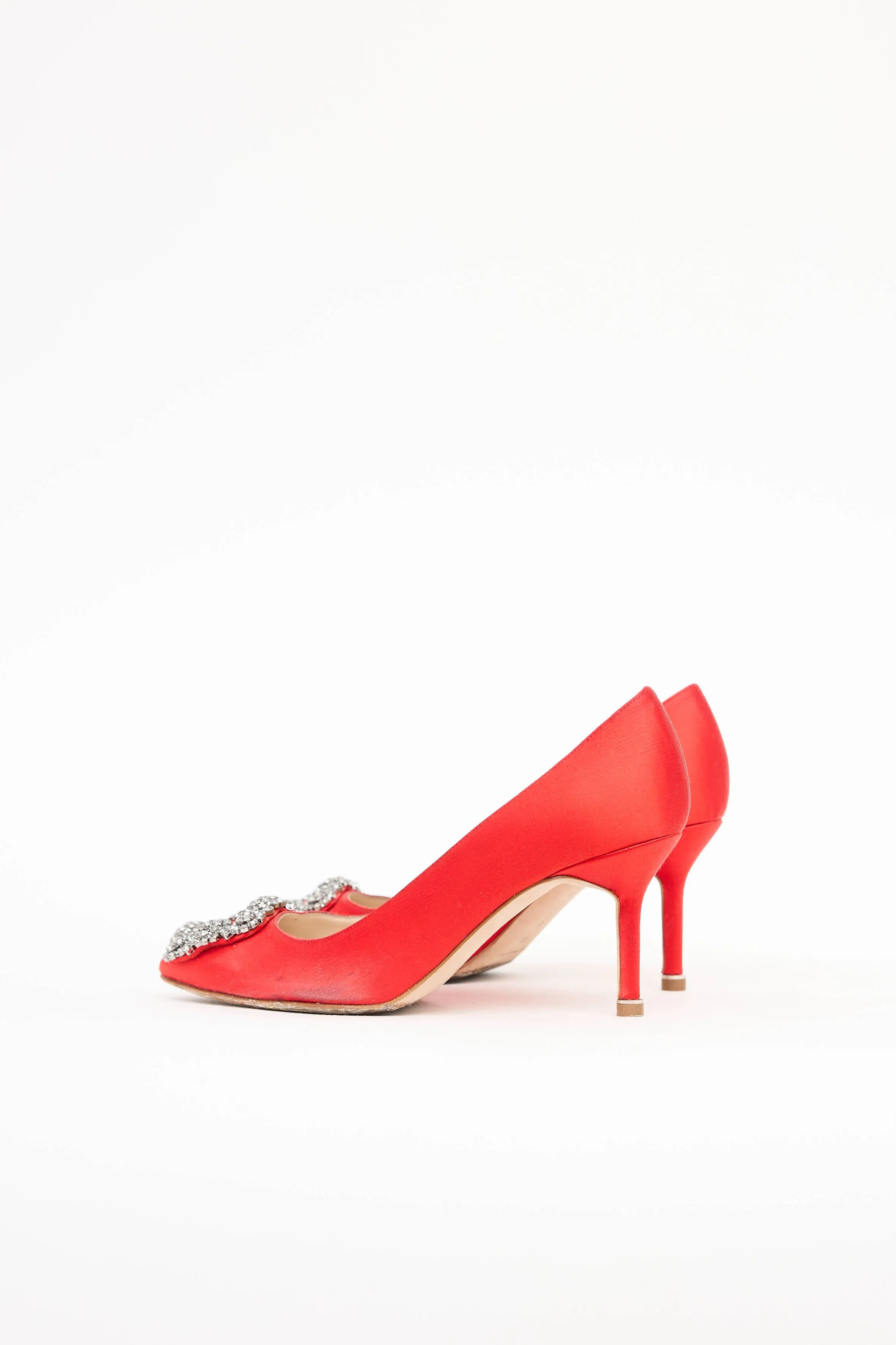 Satin Hangisi Pump sold by VSP Consignment product image thumbnail 4