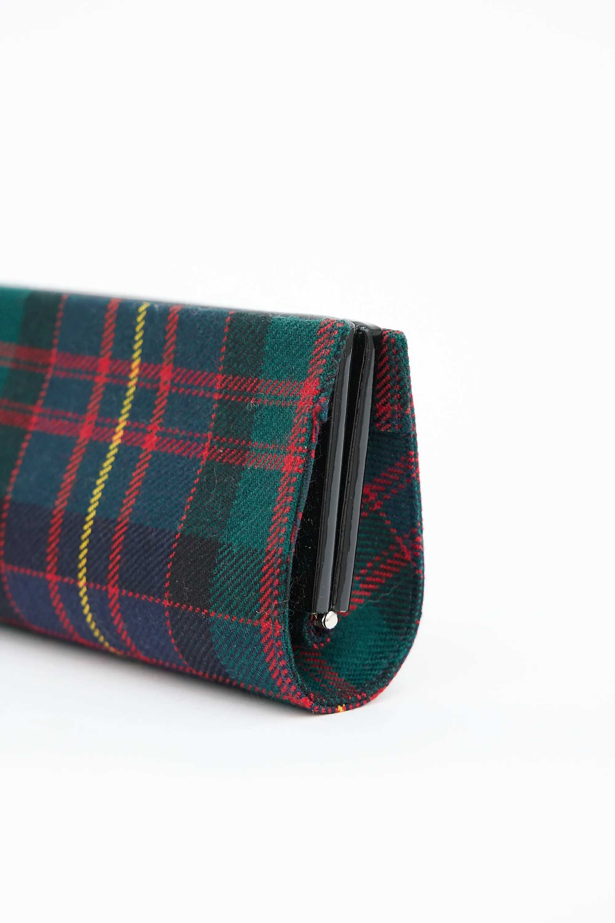 Plaid Pilgrim Buckle Tube Clutch sold by VSP Consignment product image thumbnail 2