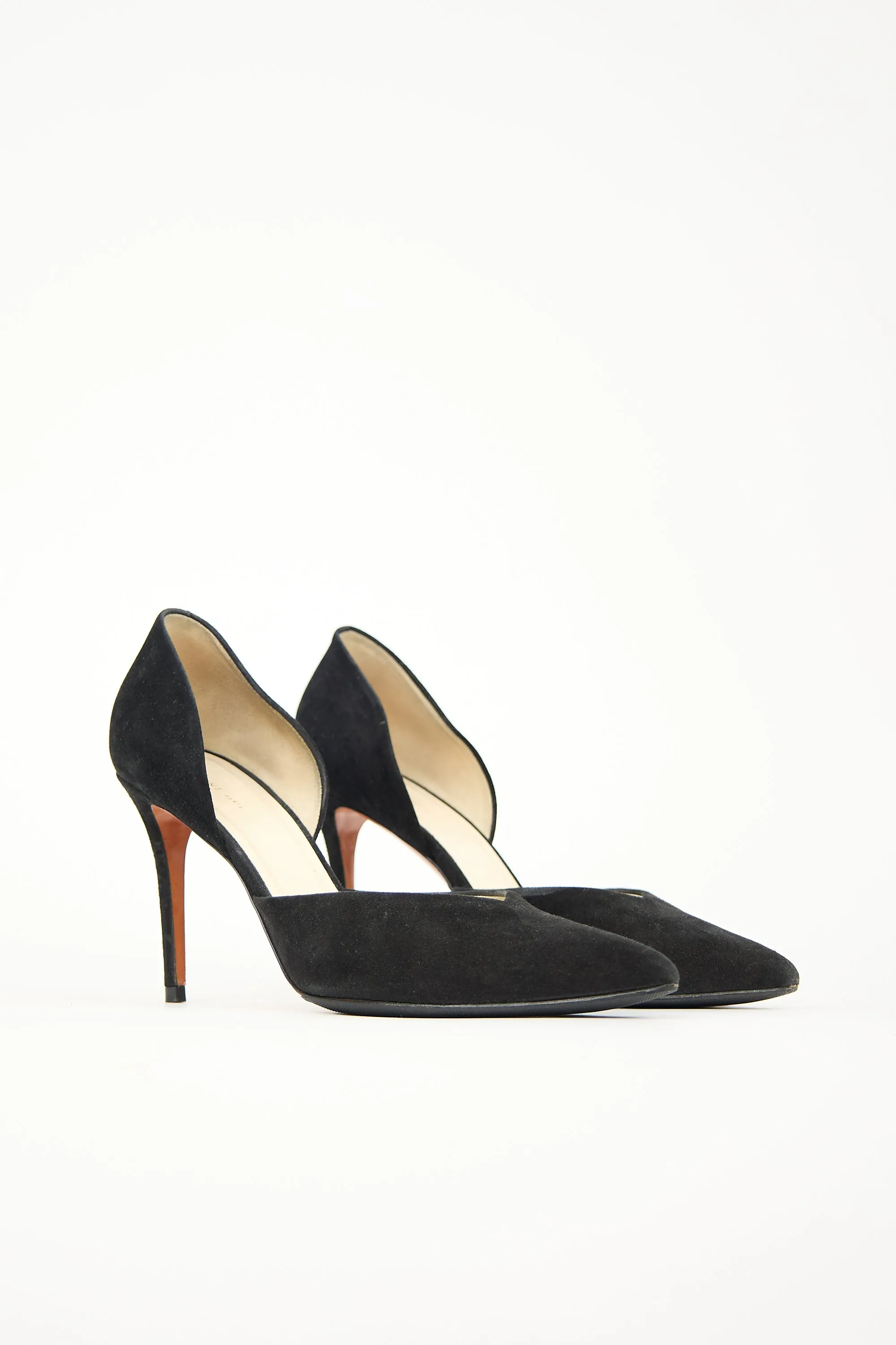 Suede D'Orsay Pump sold by VSP Consignment product image thumbnail 2