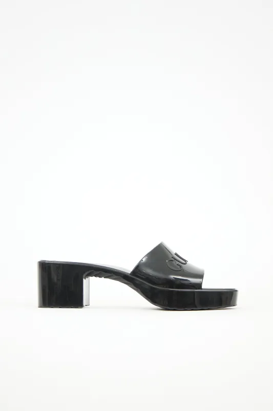 Rubber Logo Mule sold by VSP Consignment