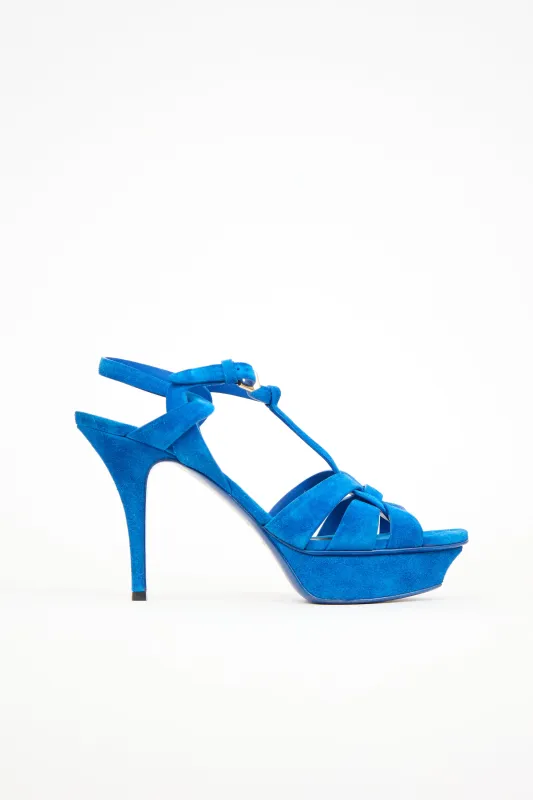 Suede Tribute Heel sold by VSP Consignment