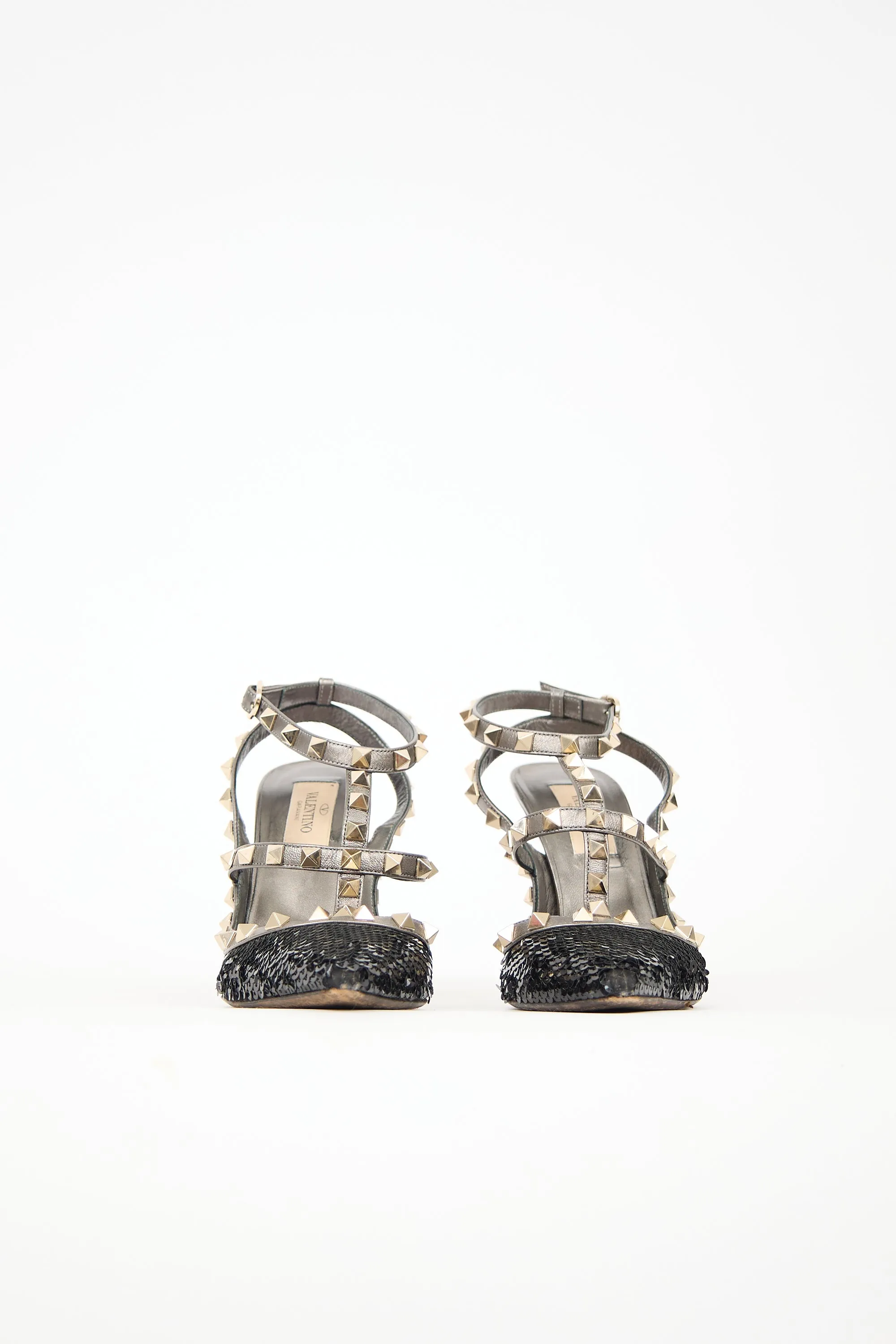 Sequin Rockstud Cage Pump sold by VSP Consignment product image thumbnail 3