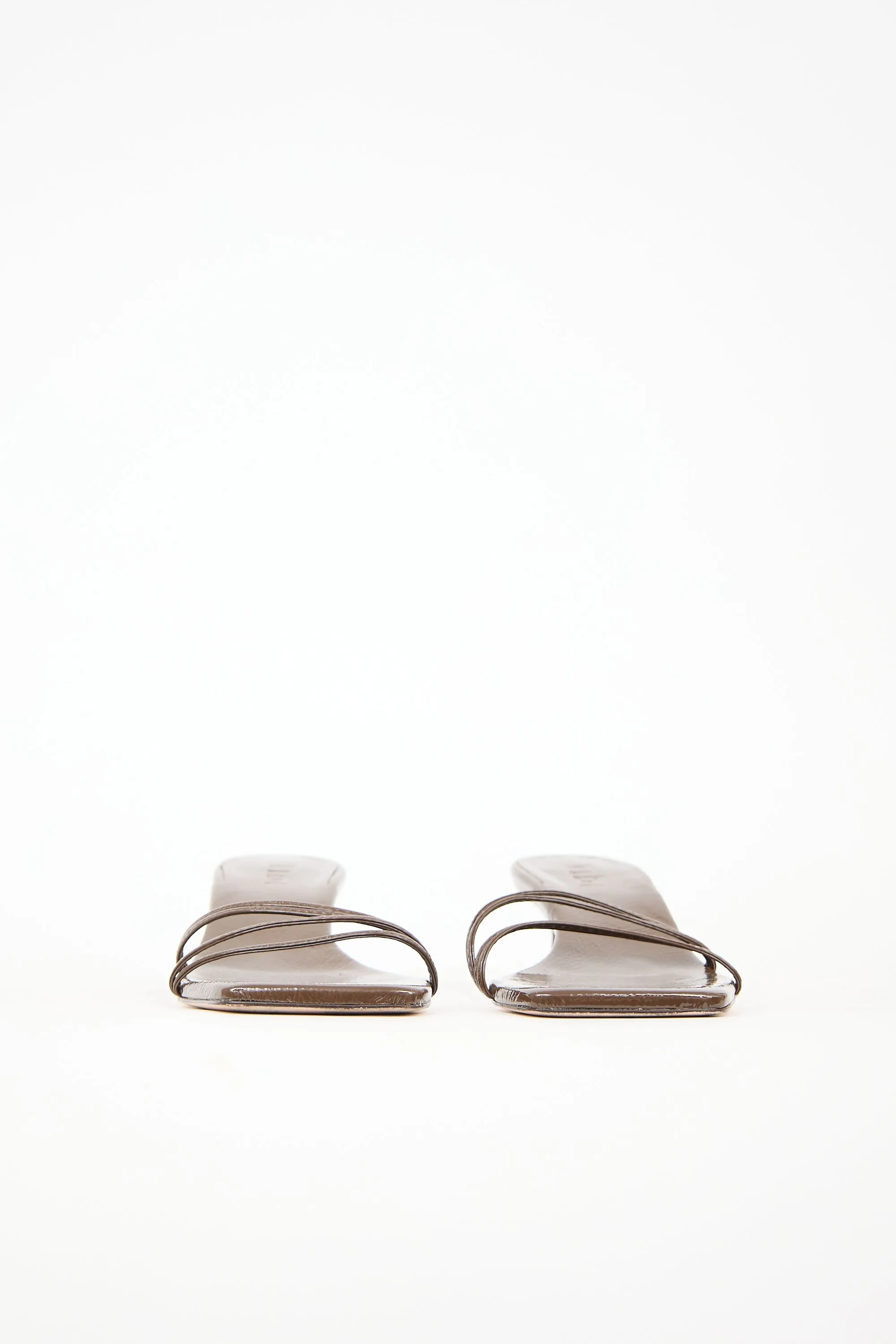 Patent Leather Jim Naplack Sandal sold by VSP Consignment product image thumbnail 3