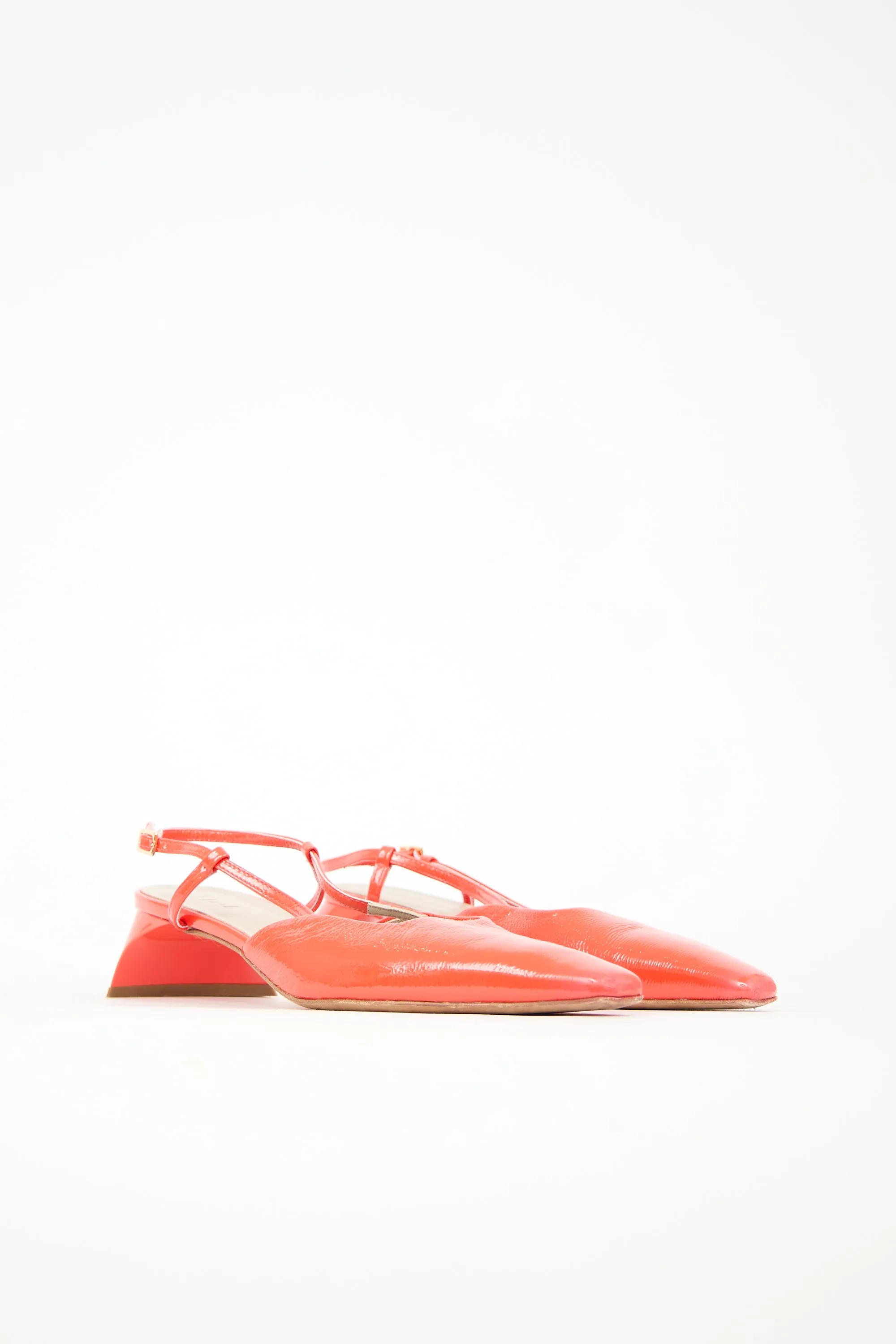 Patent Oscar Slingback Pump sold by VSP Consignment product image thumbnail 2
